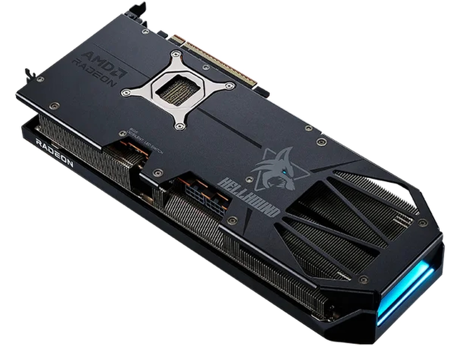 PowerColor Hellhound AMD Radeon RX 9070 XT (svart) Grafikkort