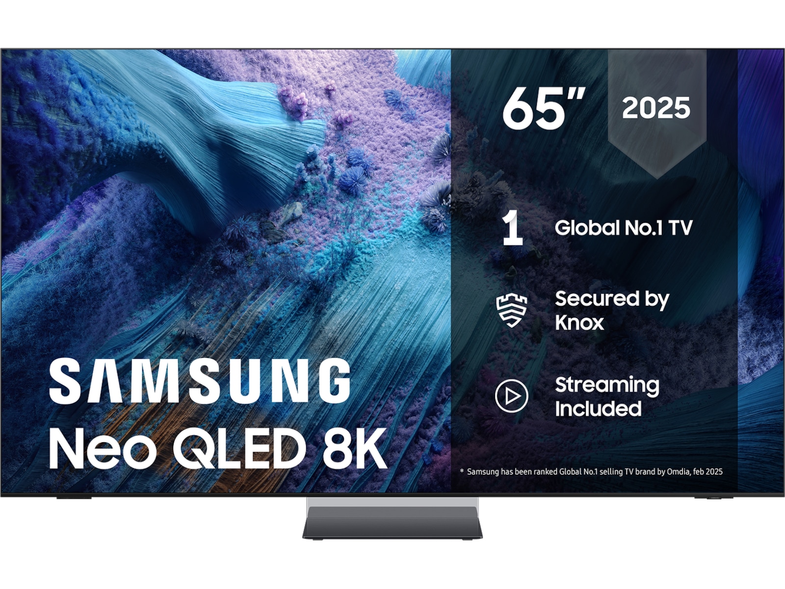 Samsung 65" QN990F Neo QLED 8K Mini LED Smart TV (2025) 60 - 69 tums TV