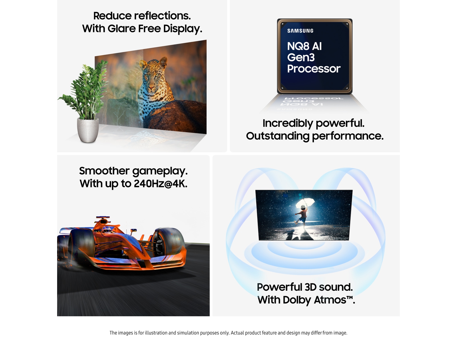 Samsung 85" QN990F Neo QLED 8K Mini LED Smart TV (2025) Över 80 tums TV