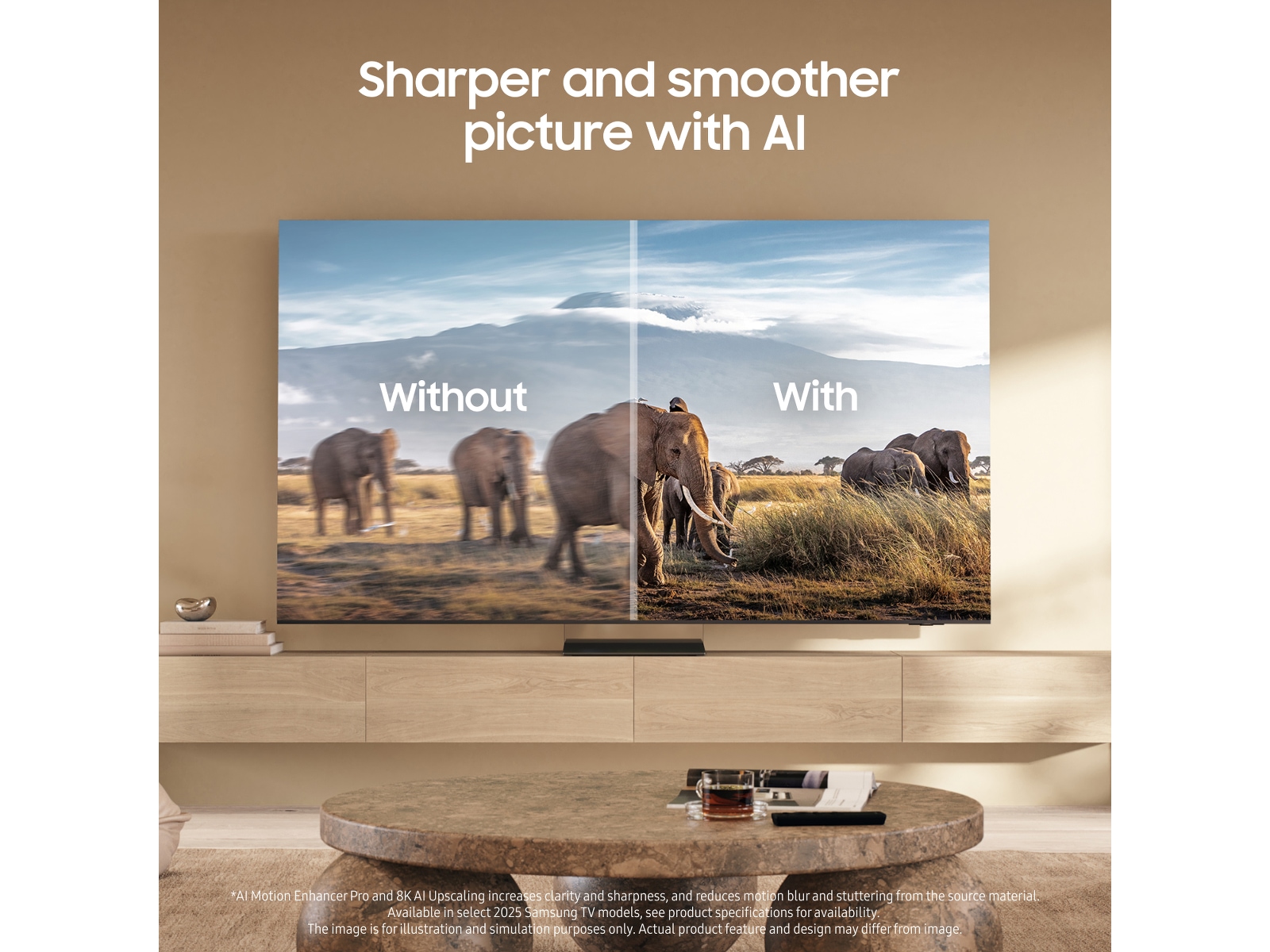 Samsung 75" QN990F Neo QLED 8K Mini LED Smart TV (2025) 70 - 79 tums TV