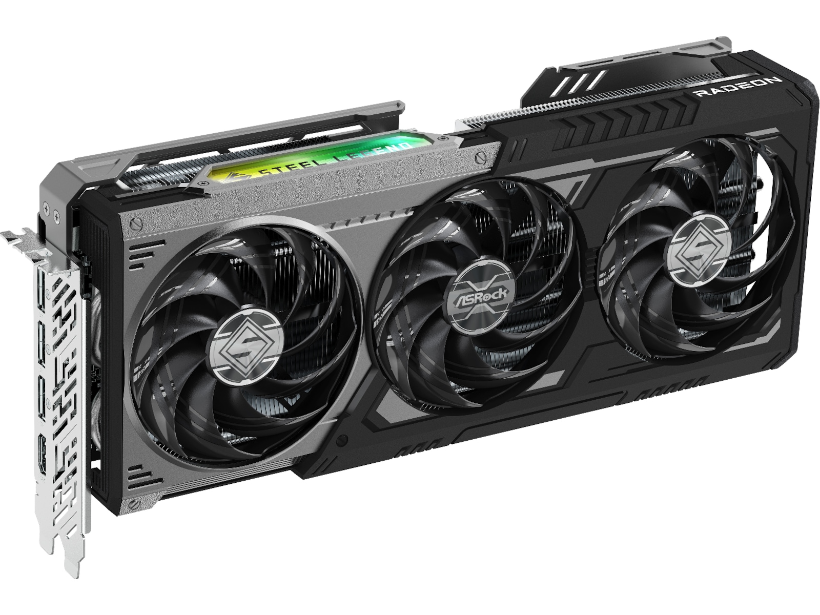 ASRock AMD Radeon RX 9070 XT Steel Legend Dark Grafikkort