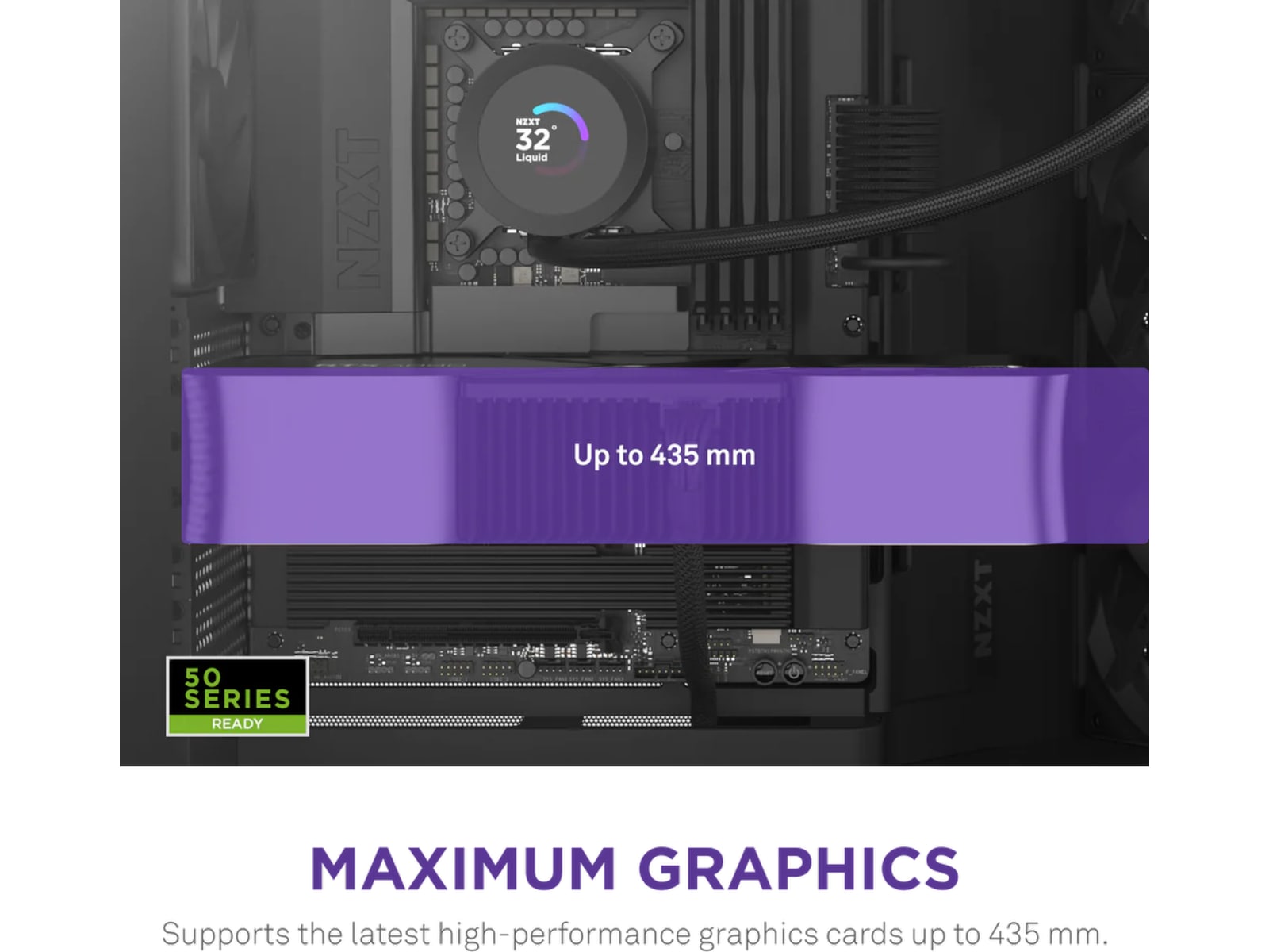 NZXT H9 Flow Mid Tower (svart) Midi tower