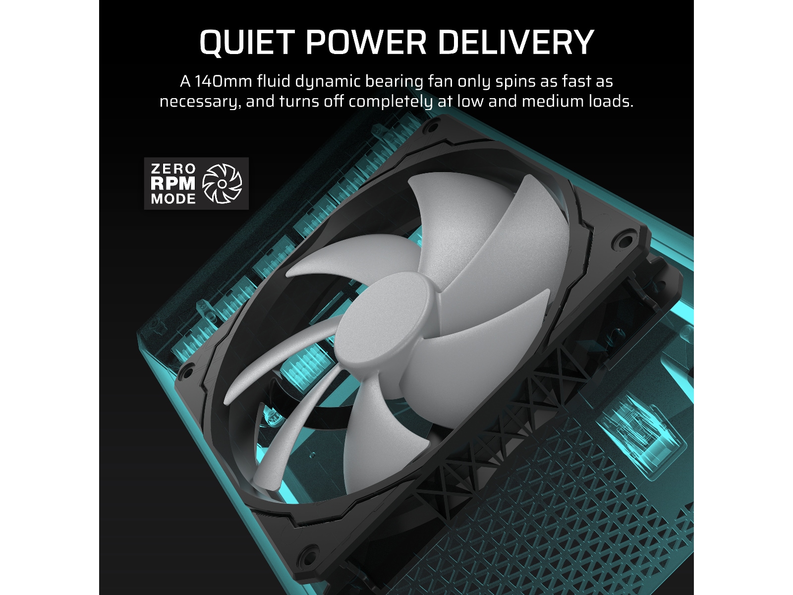 Corsair HXi Series HX1500i PSU (svart) Nätaggregat