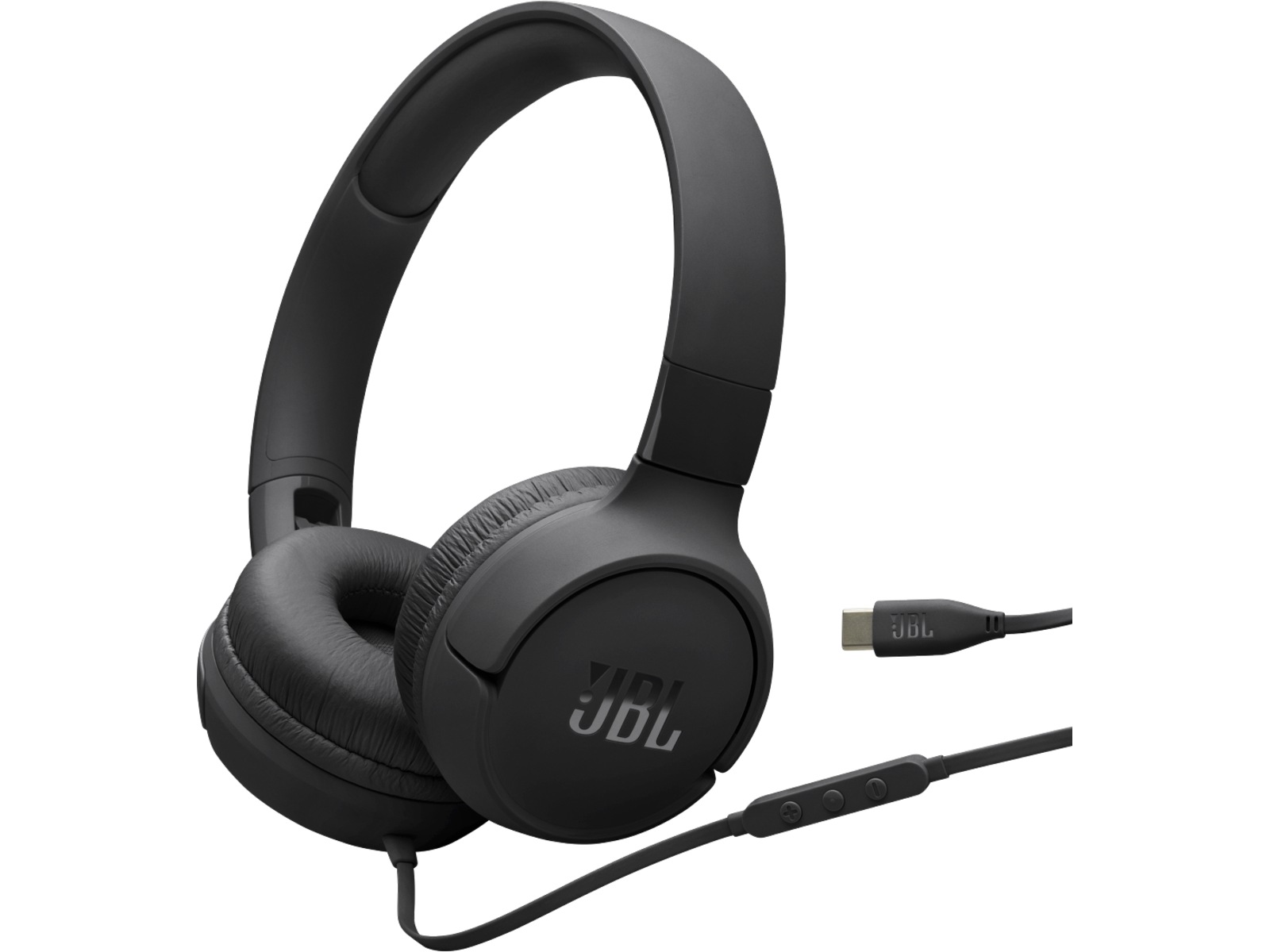 JBL Tune 520C USB-C Headset, on-ear (svart) Hörlurar