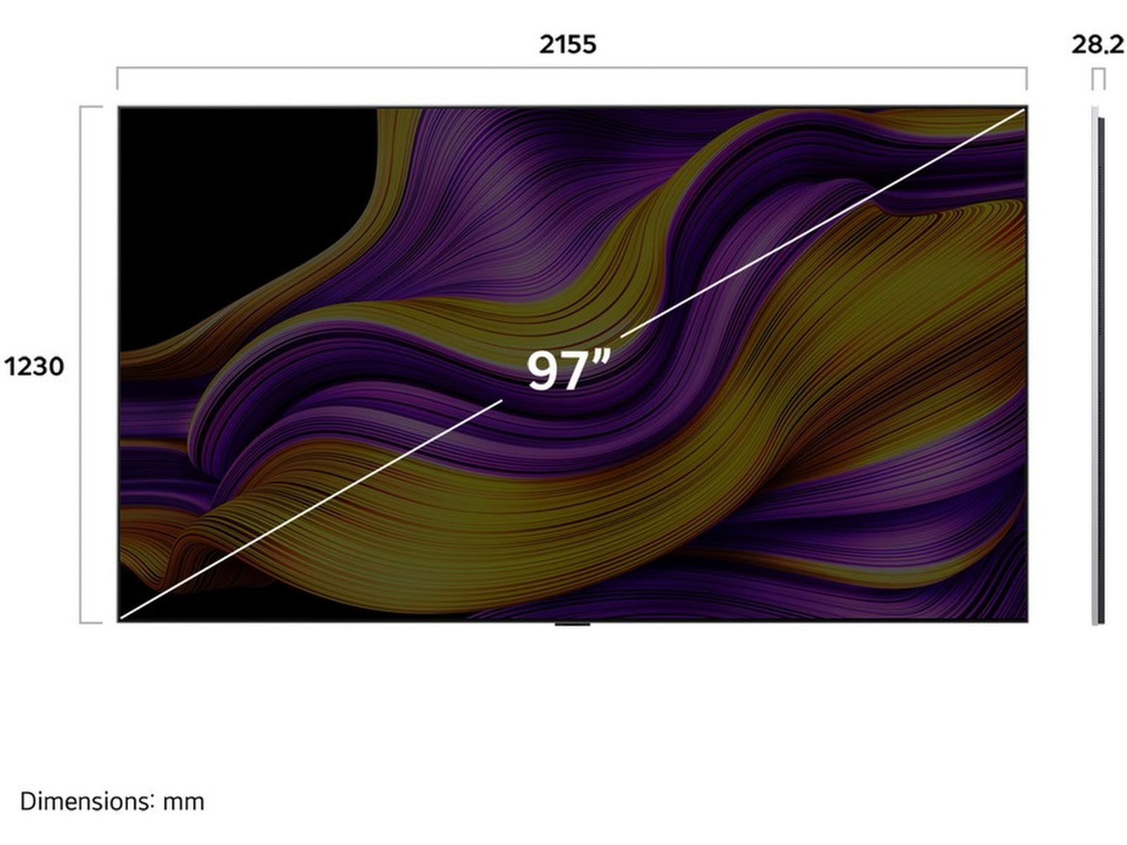 LG 97" G5 AI 4K OLED Smart TV (2025) Över 80 tums TV