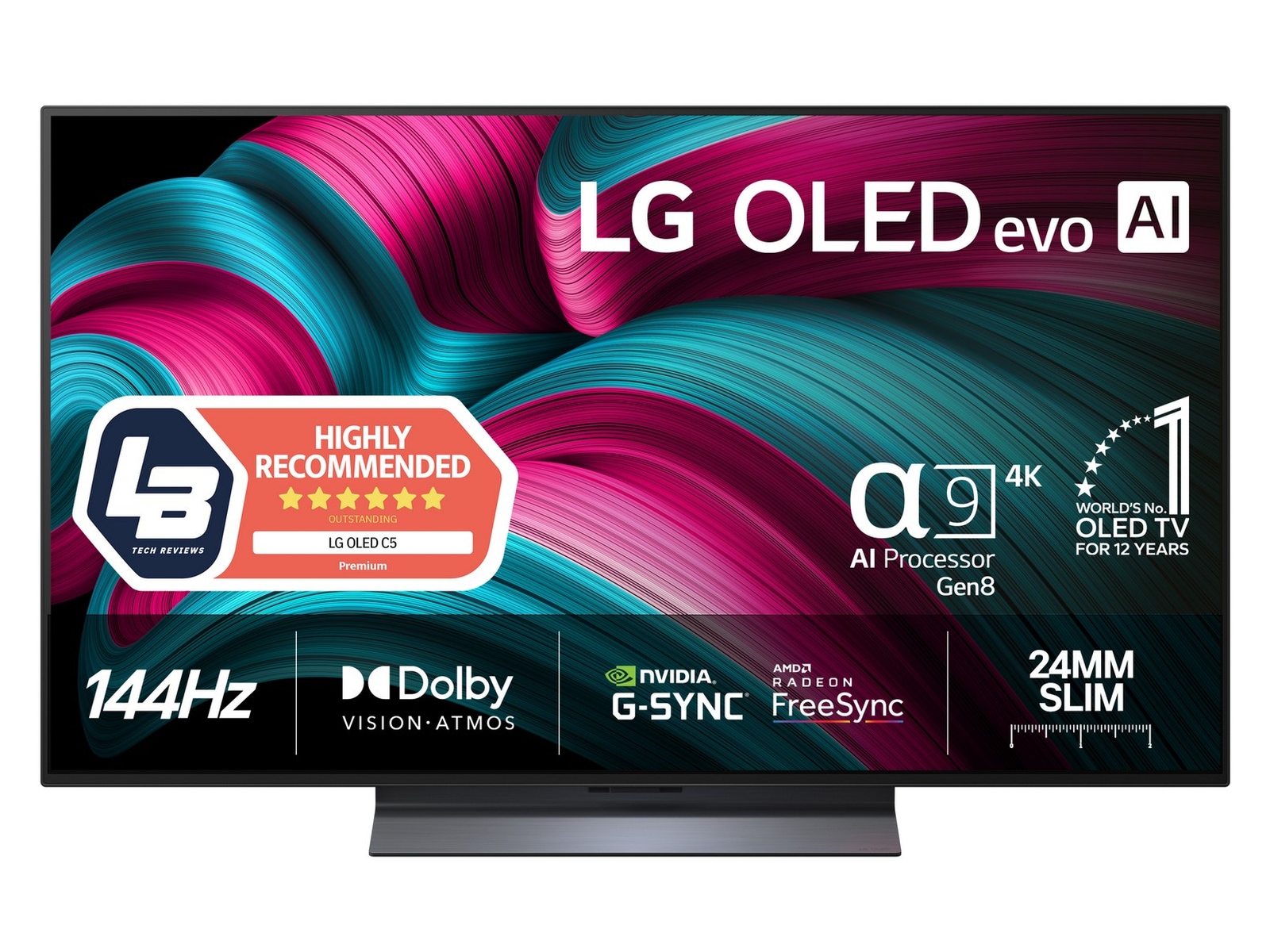 LG 48" C5 AI 4K OLED Smart TV (2025) 20 - 49 tums TV