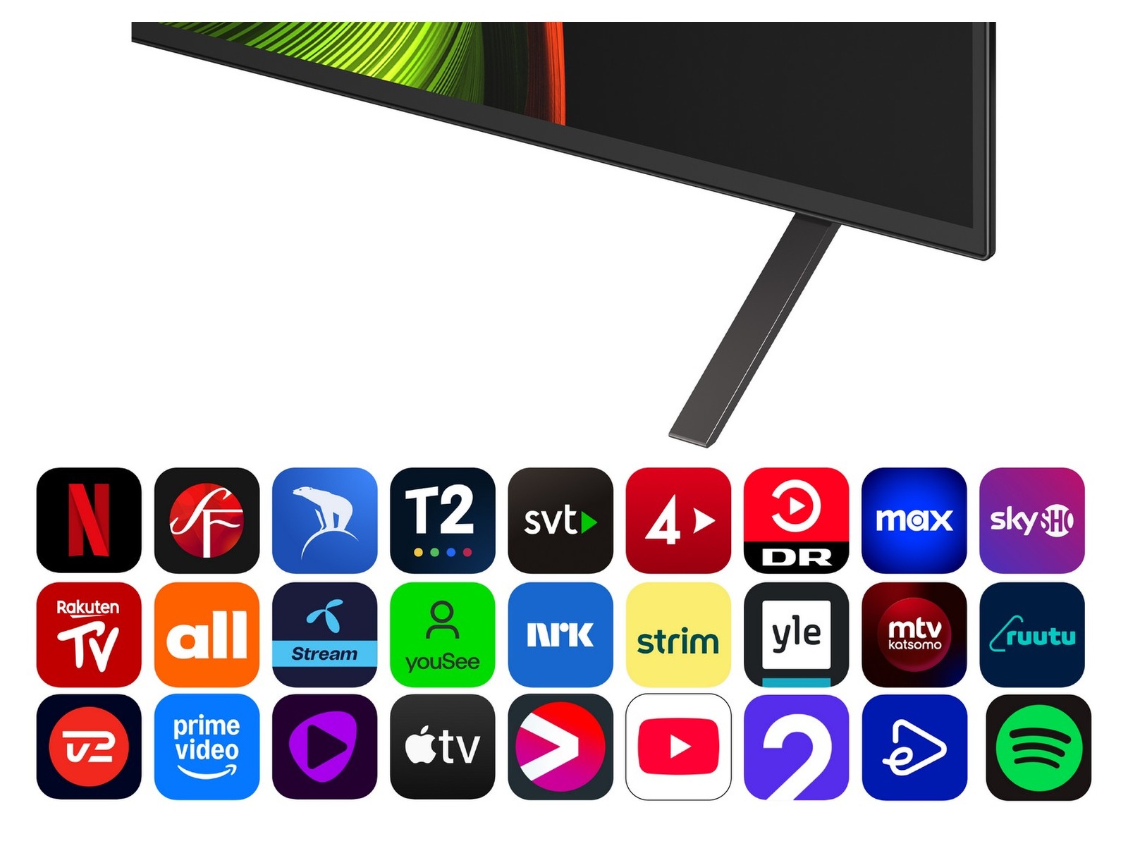 LG 55" B5 AI 4K OLED Smart TV (2025) 50 - 59 tums TV