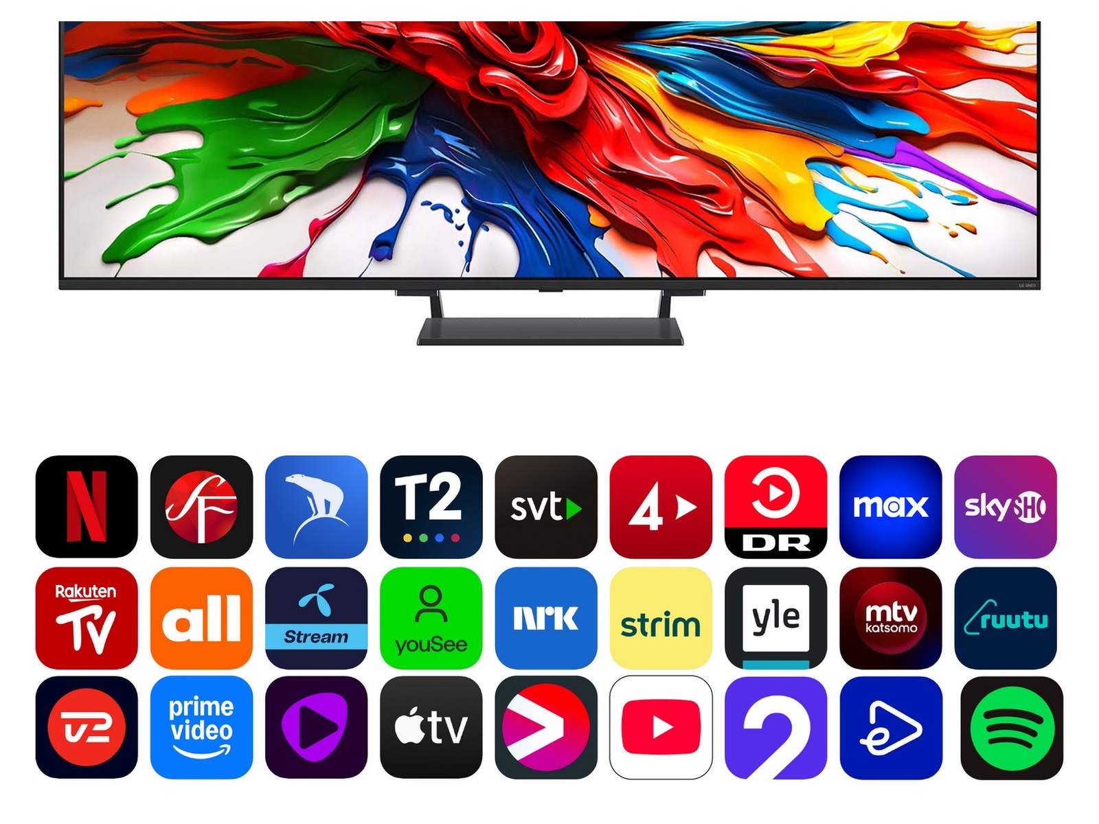 LG 55" QNED93 AI 4K QNED Smart TV (2025) 50 - 59 tums TV