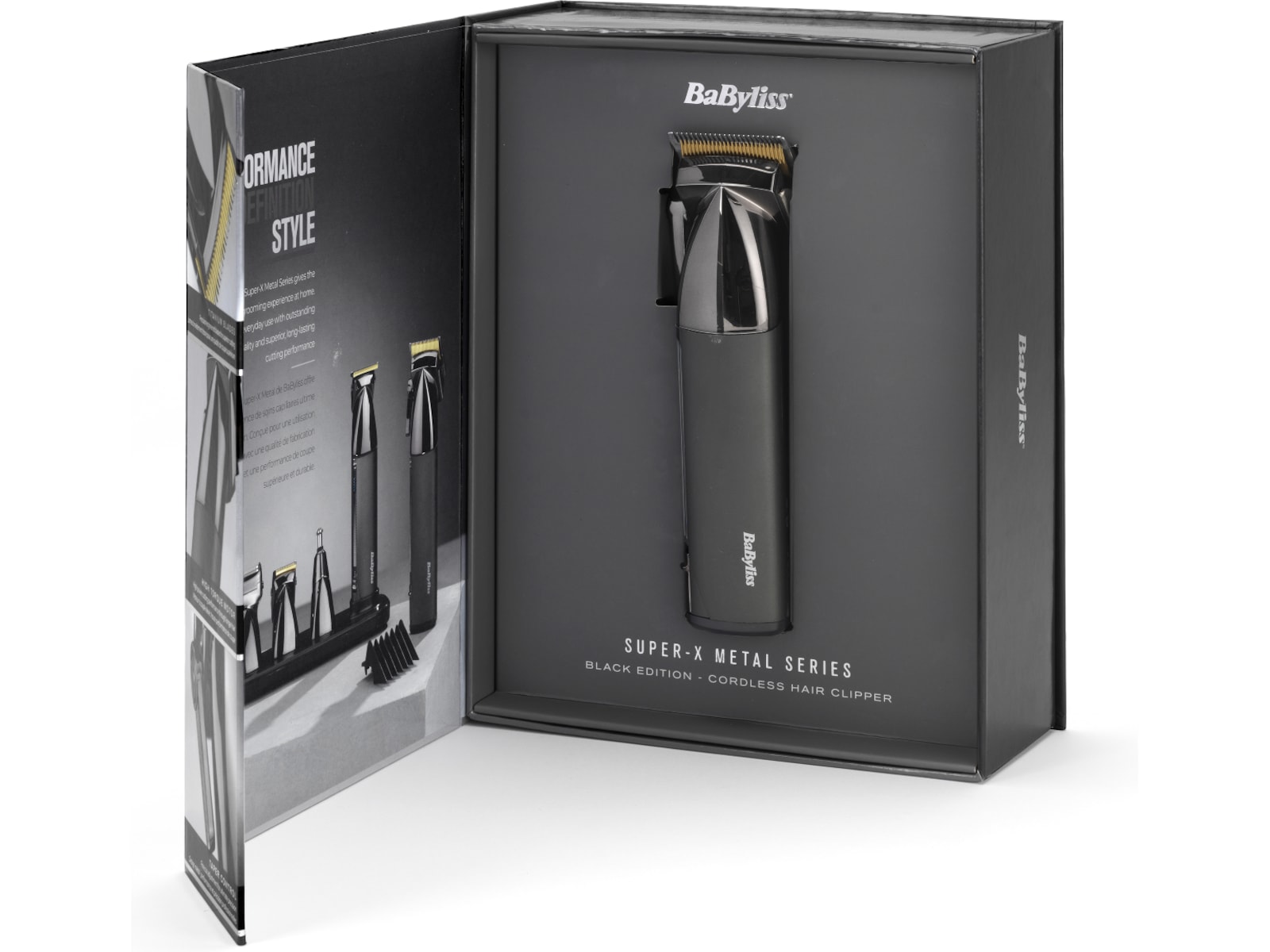 BaByliss Super X Metal Hårklippare (svart) Hårtrimmer