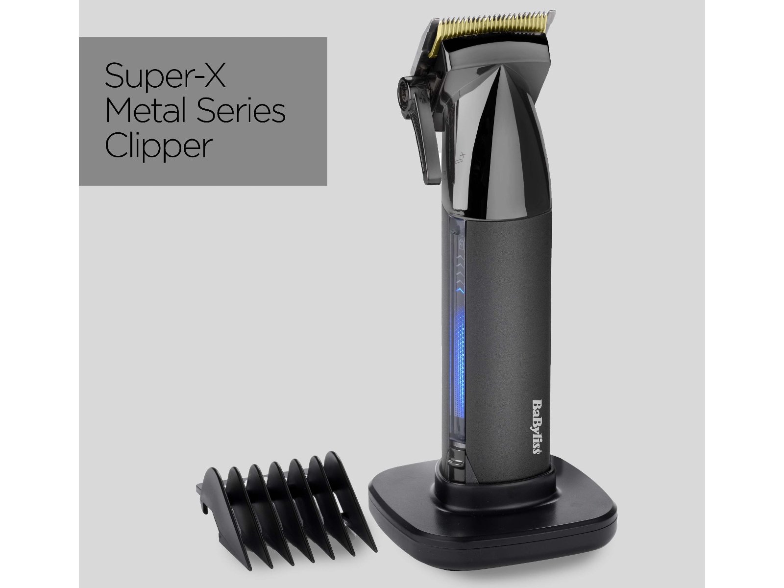 BaByliss Super X Metal Hårklippare (svart) Hårtrimmer