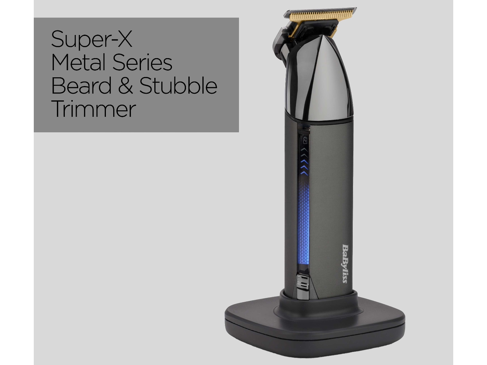 BaByliss Super X Metal Skäggtrimmer (svart) Rakapparat