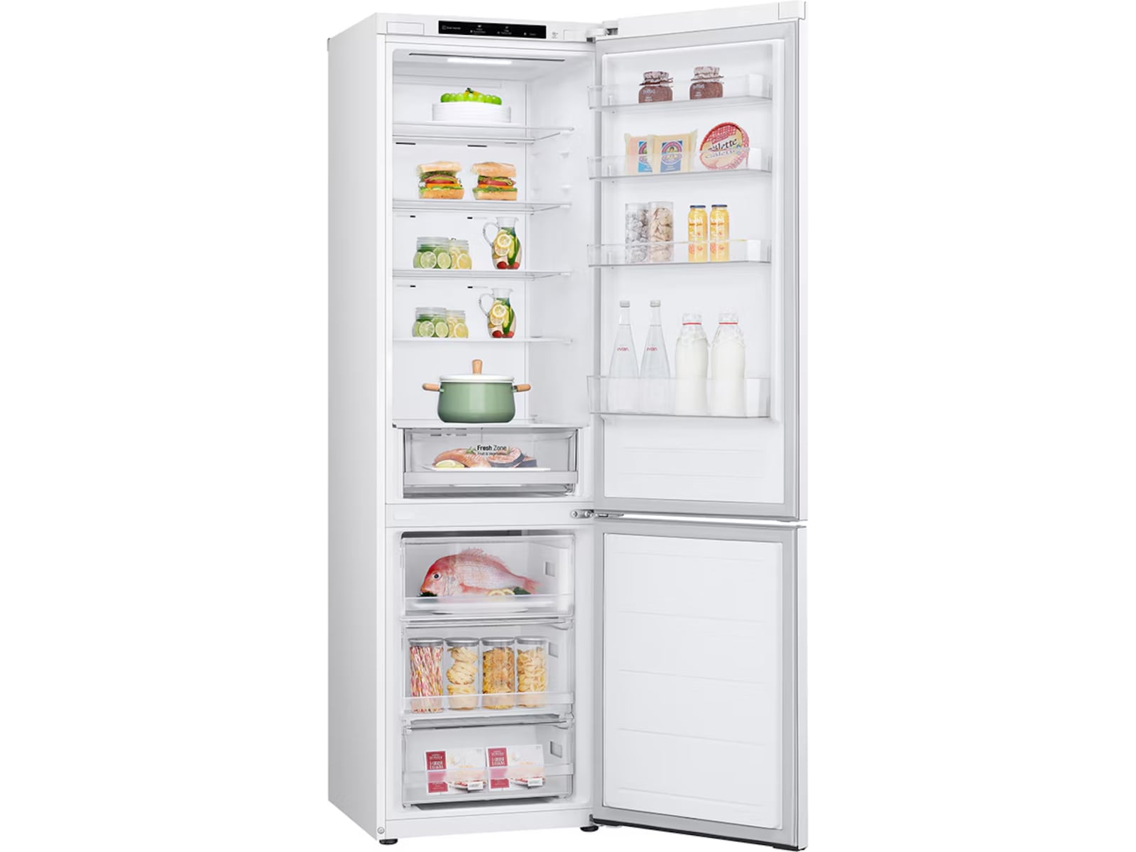 LG GBV22L0ESW kombiskåp (vit) Kyl & frys kombiskåp