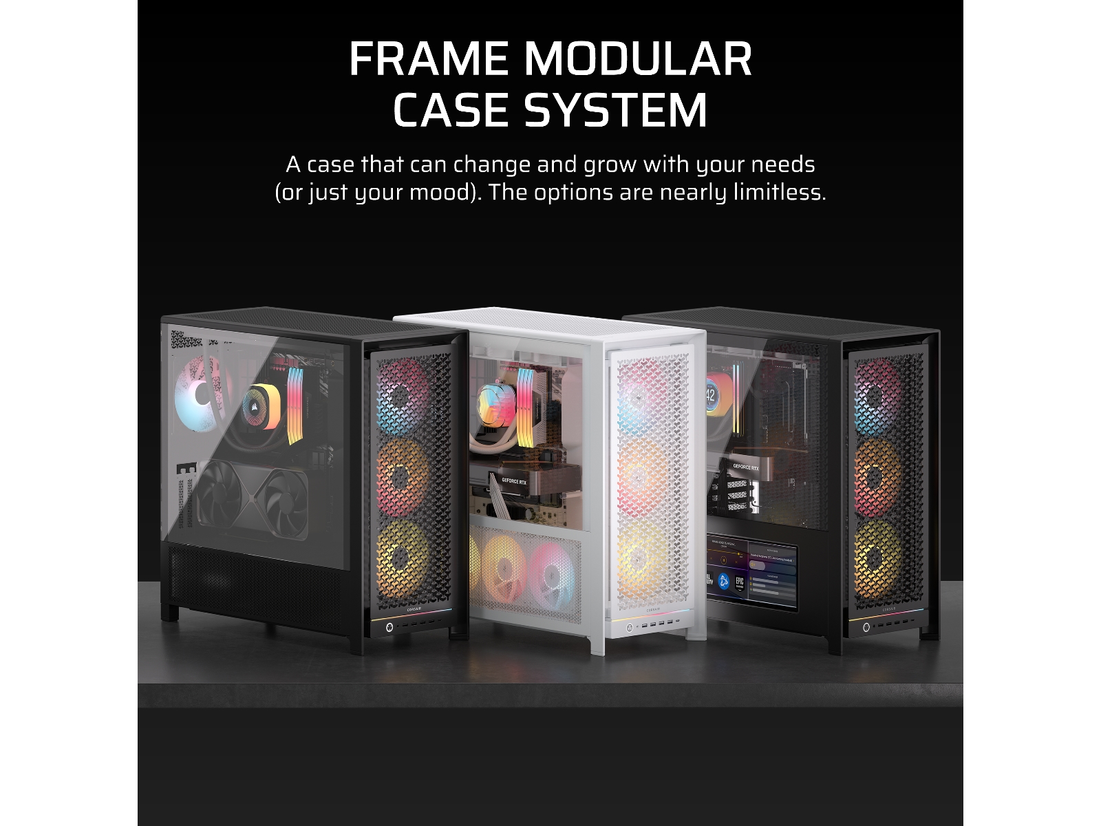 Corsair FRAME 5000D RS Mid Tower (svart) Midi tower