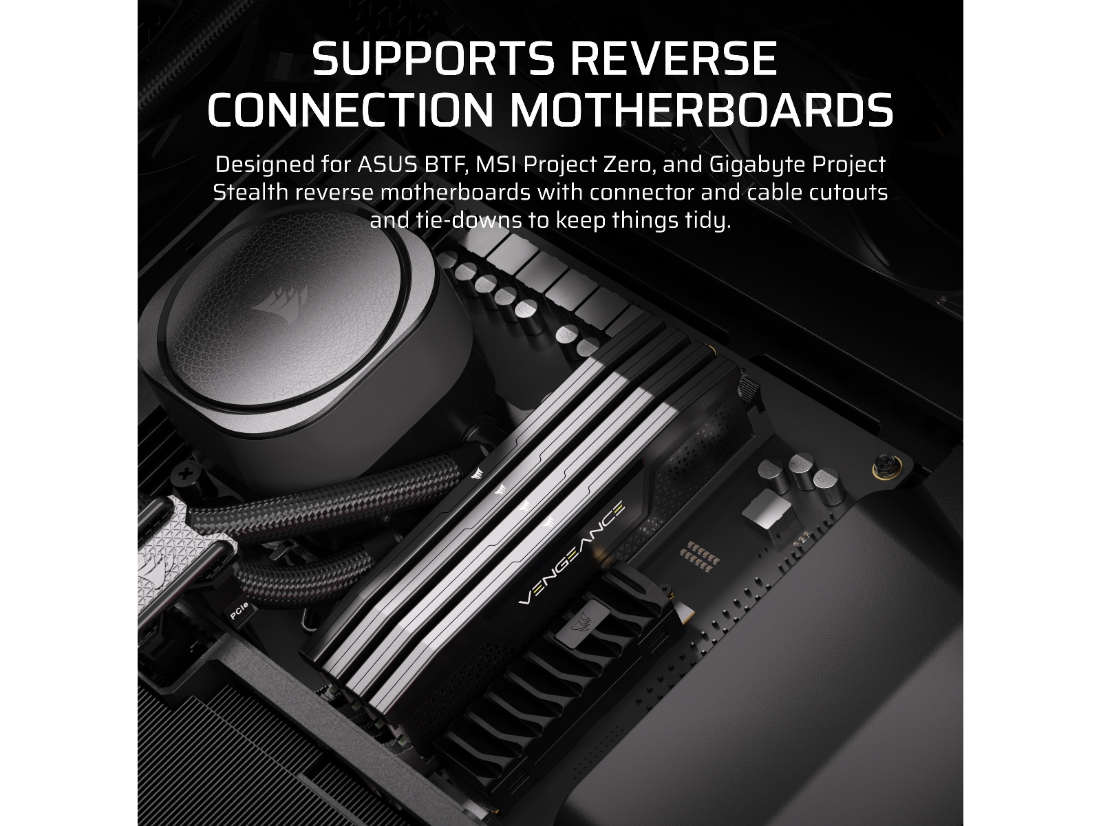 Corsair FRAME 5000D RS Mid Tower (svart) Midi tower