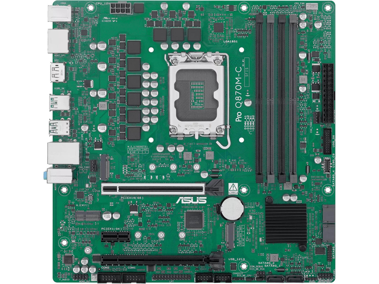 ASUS Pro Q870M-C-CSM Moderkort Intel Socket