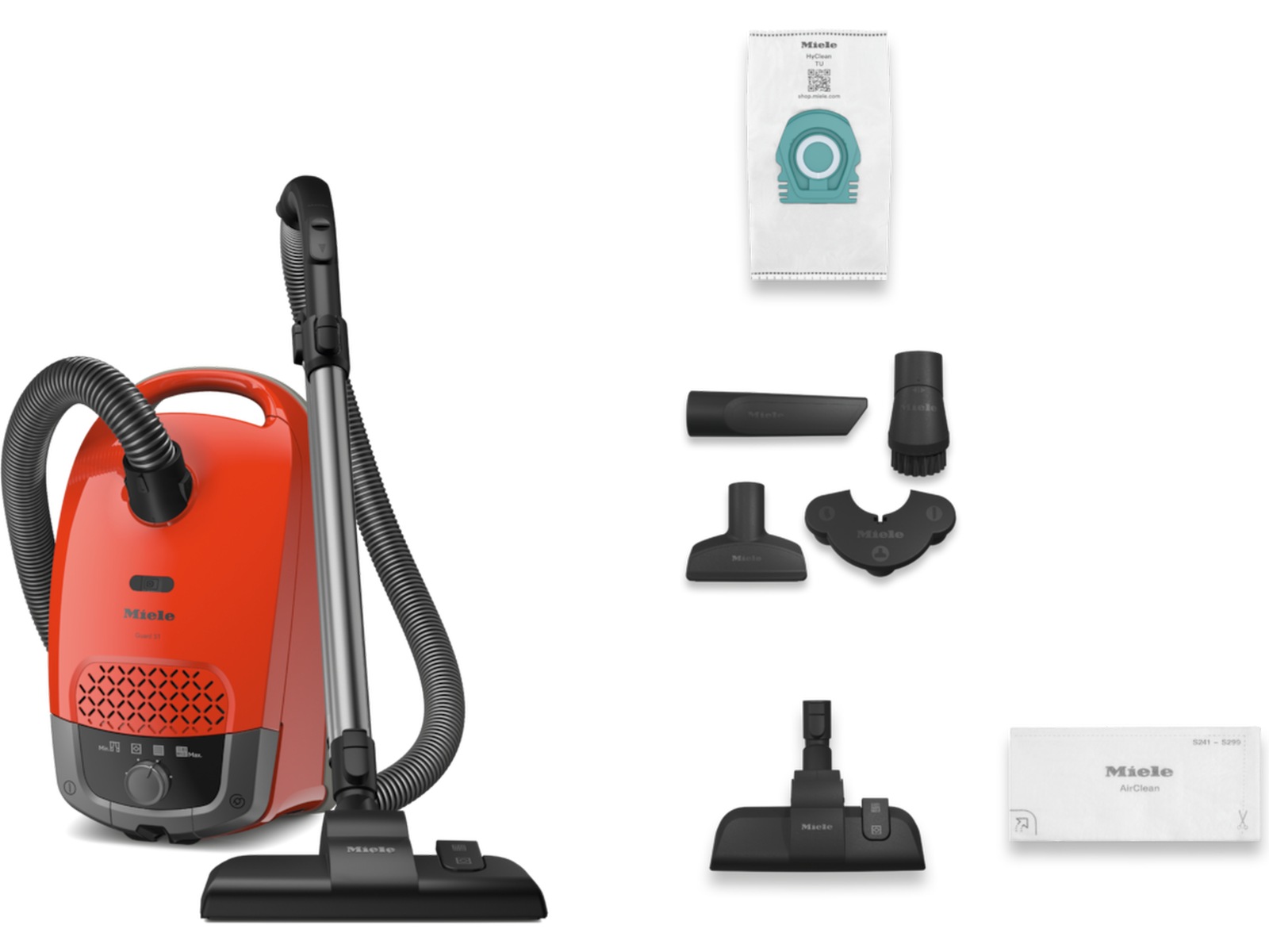 Miele Guard S1 Junior Golvdammsugare (röd) Dammsugare