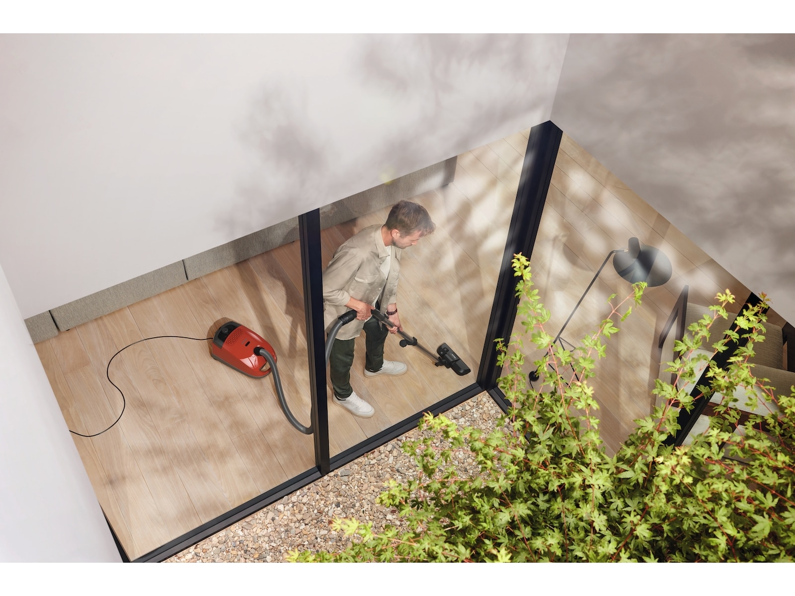 Miele Guard S1 Junior Golvdammsugare (röd) Dammsugare