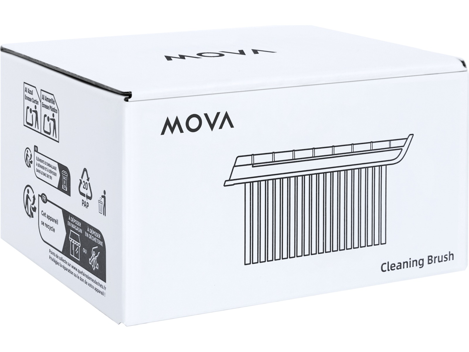 Mova 600/1000 Rengöringsborste Tillbehör till gräsklippare