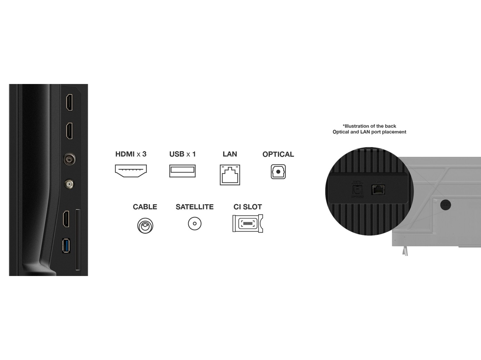 TCL 43" V6C 4K LED Google TV 20 - 49 tums TV