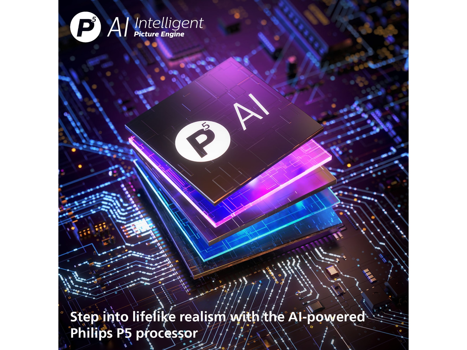 Philips 55" OLED810/12 OLED Smart Ambilight AI TV (2025) 50 - 59 tums TV