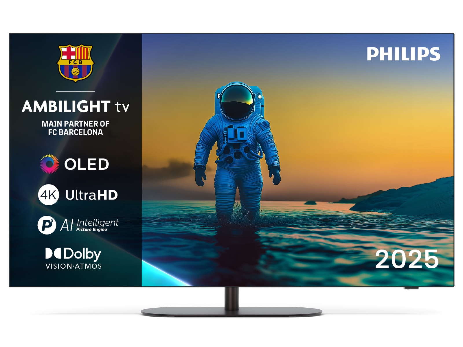 Philips 65" OLED810/12 OLED Smart Ambilight AI TV (2025) 60 - 69 tums TV