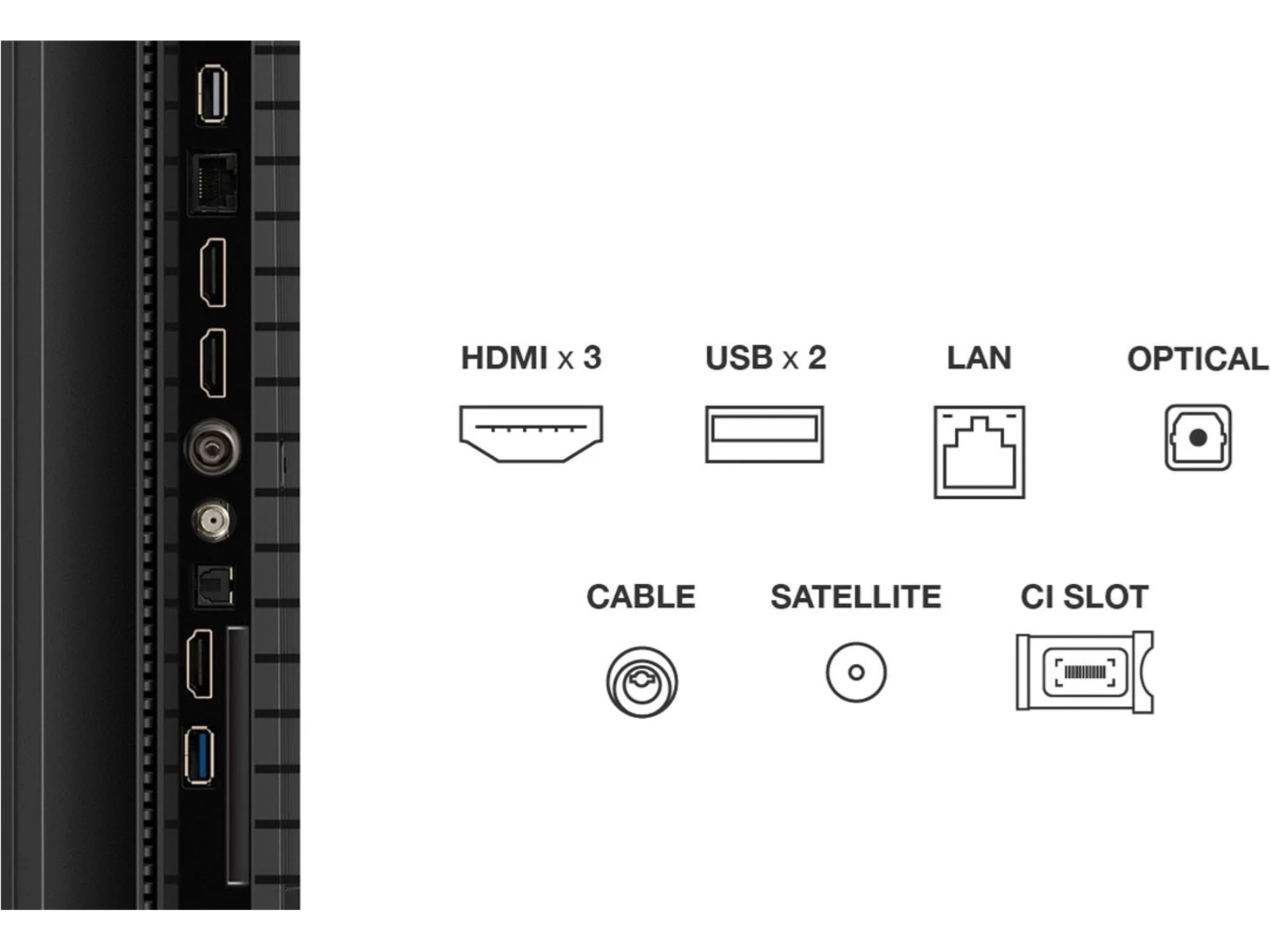 TCL 85" T69C 4K QLED Google TV Över 80 tums TV