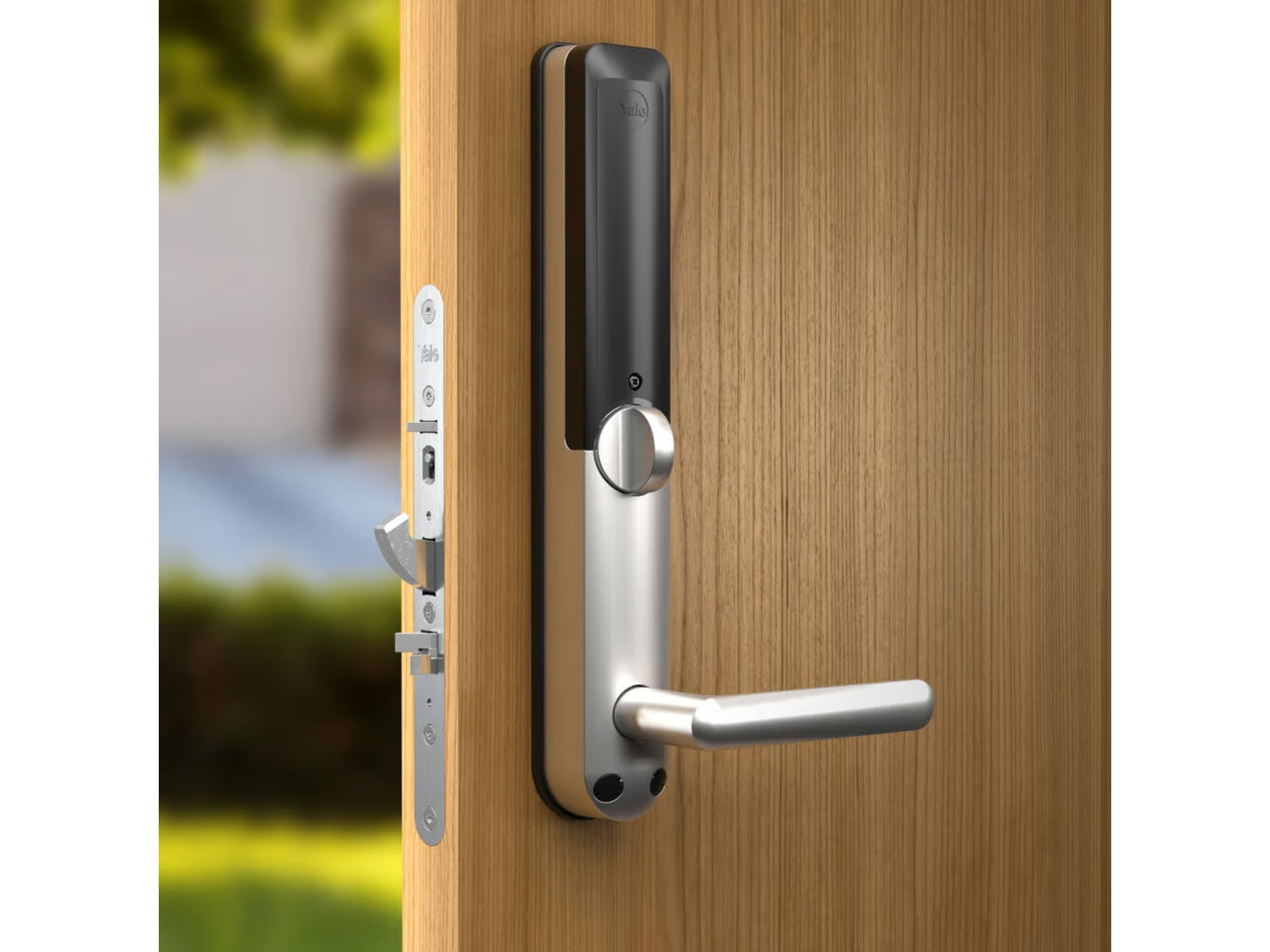 Yale Doorman L3S Flex Smart lås (borstat svart) -B-Grade Demo hem & hushåll