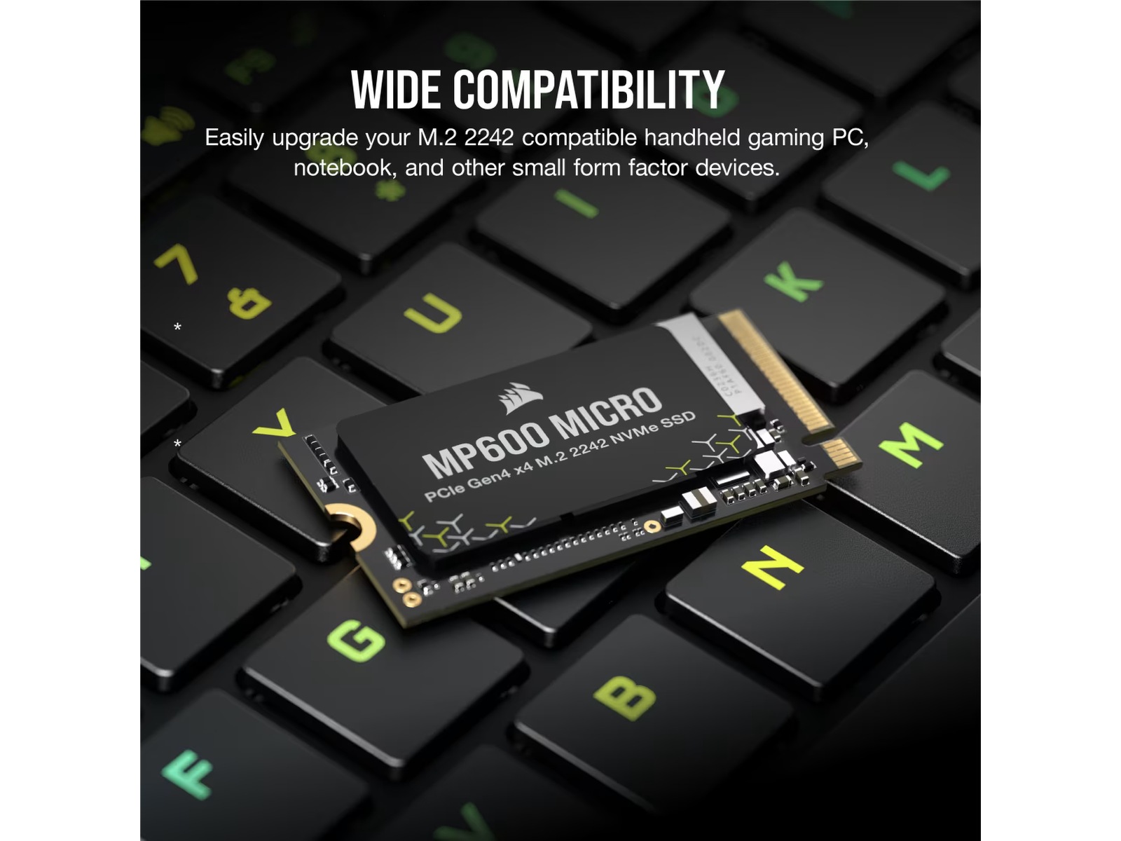 Corsair MP600 MICRO NVMe PCIe M.2 2242 SSD 1TB SSD M.2