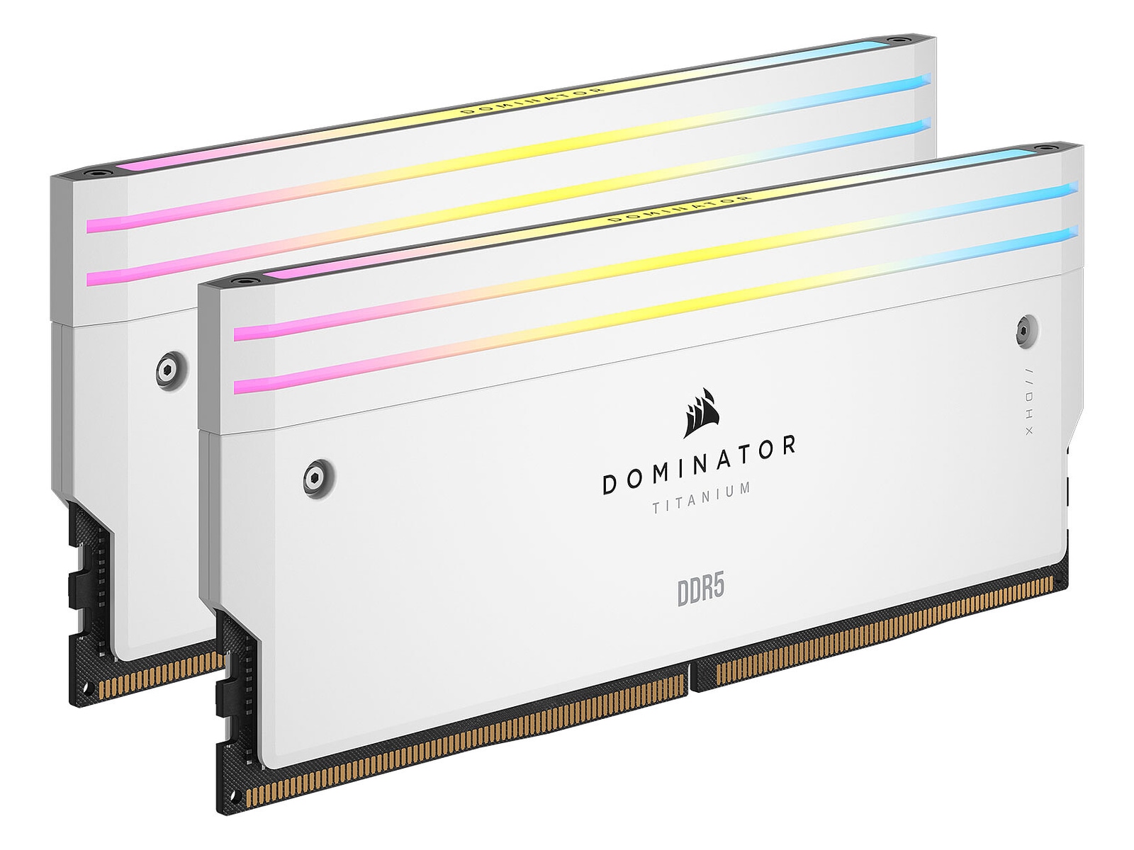 Corsair Dominator Titanium RGB DDR5 6000MHz 64GB (vit) Minne