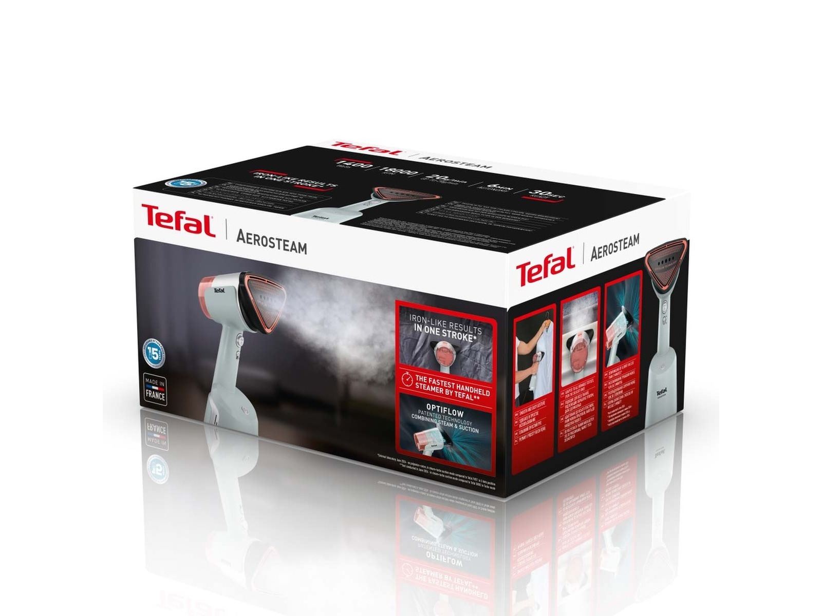 Tefal Aerosteam Optiflow ångare Steamer