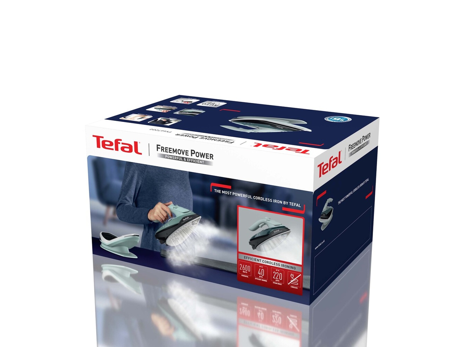 Tefal Freemove sladdlöst strykjärn Strykjärn