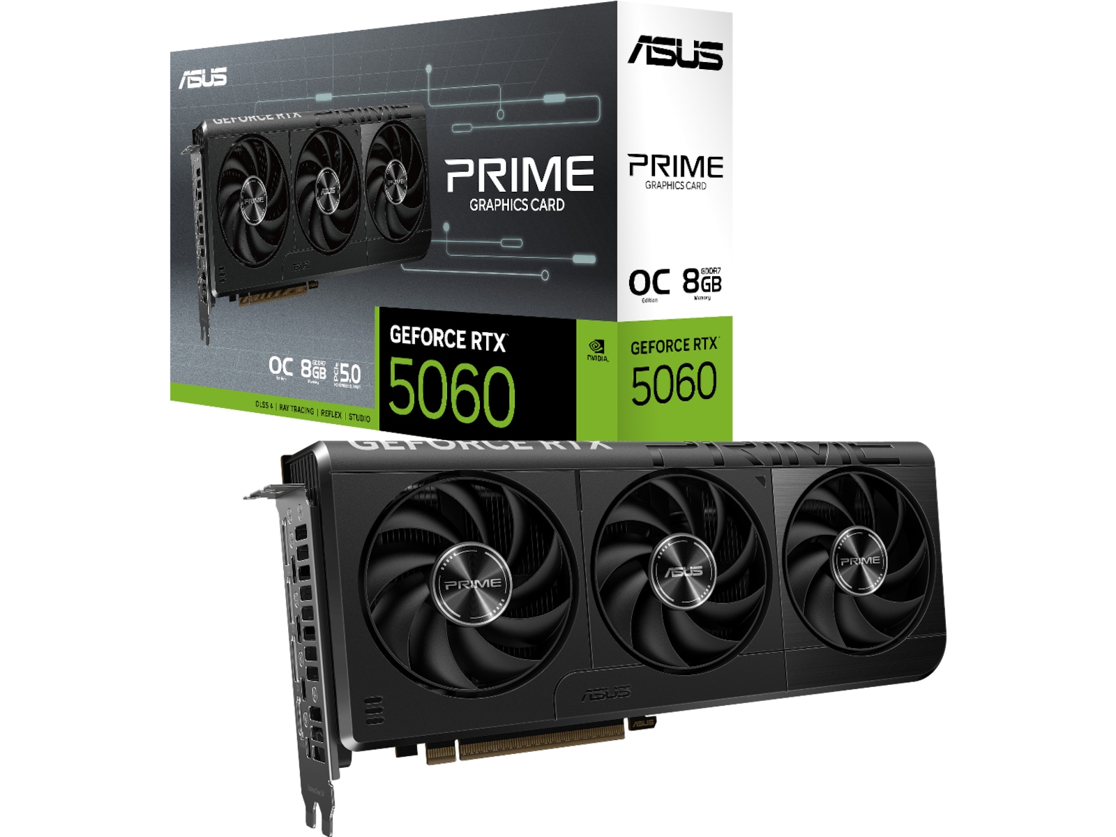 Asus Prime GeForce RTX 5060 OC Grafikkort