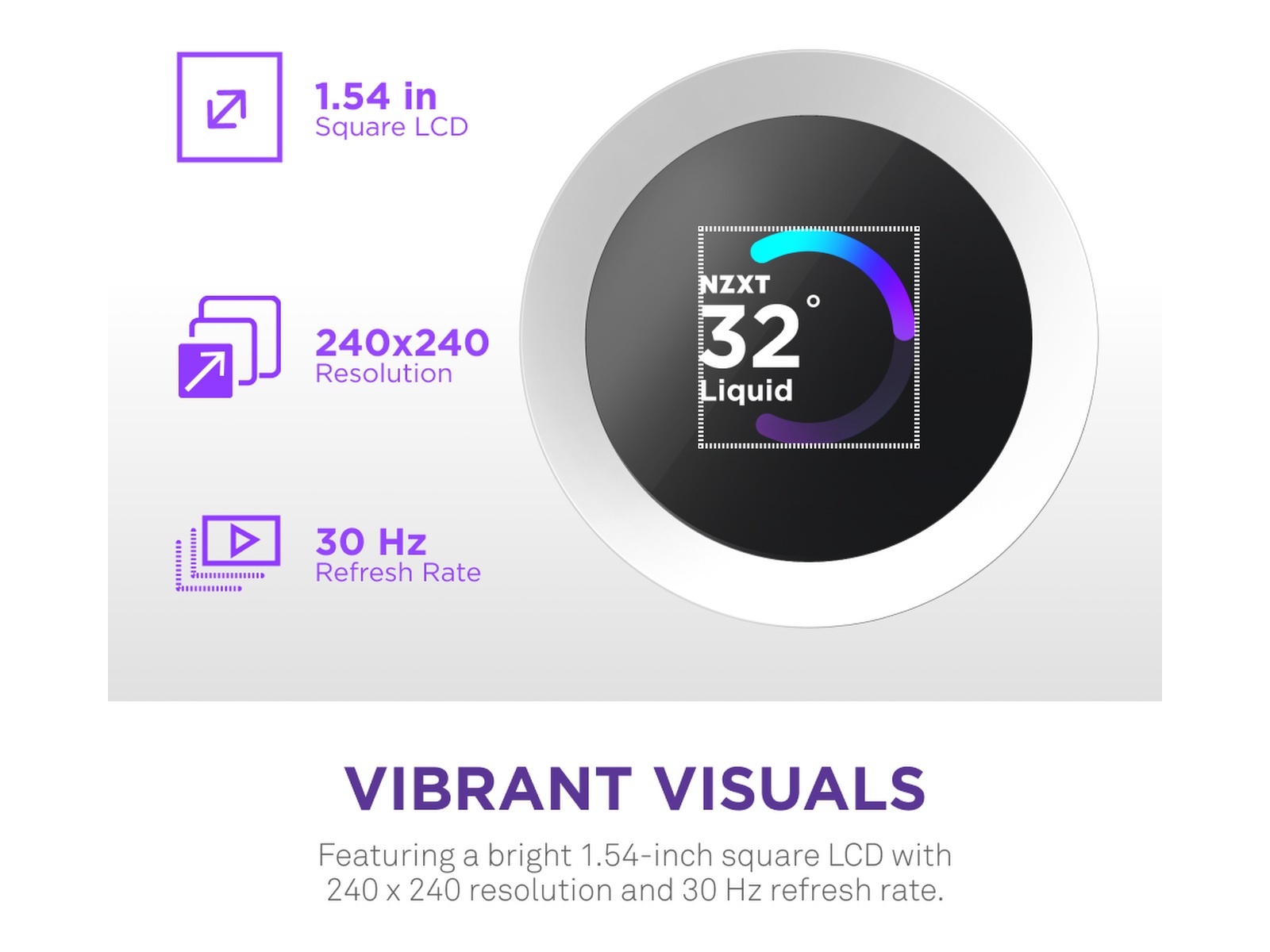 NZXT Kraken Plus 360 RGB Kylare (vit) CPU - Vattenkylning