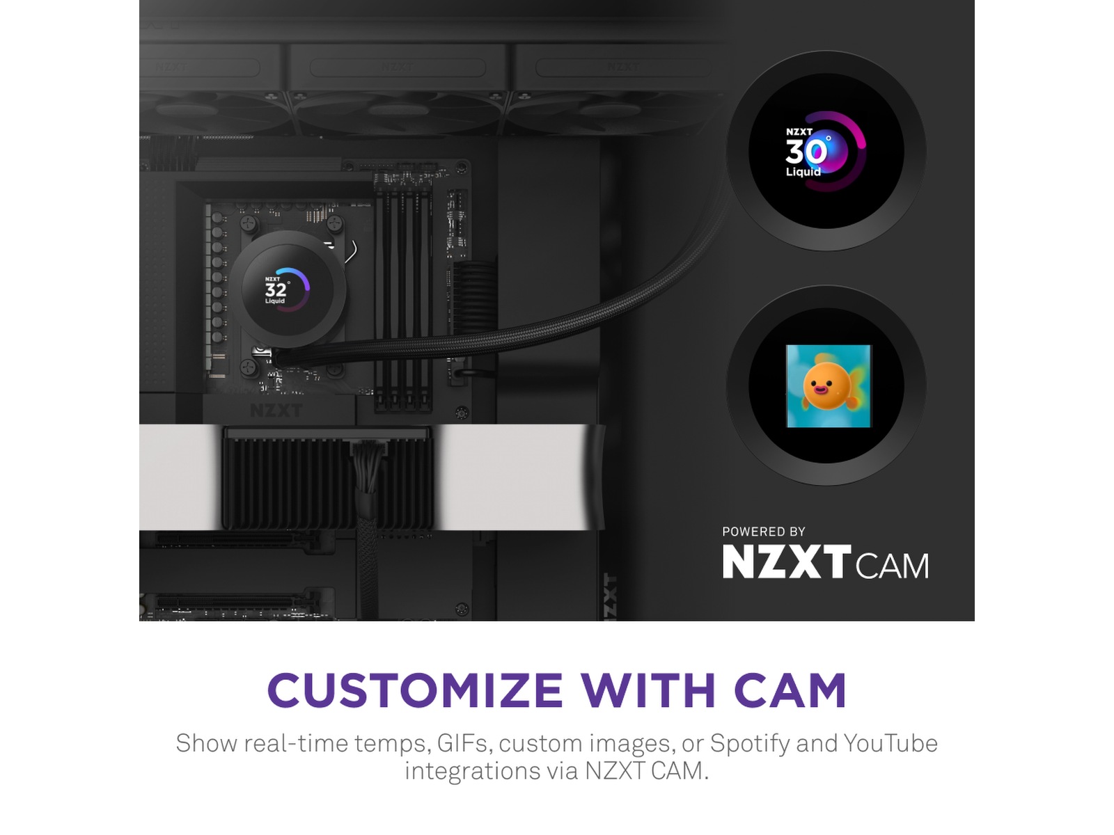 NZXT Kraken Plus 360 Kylare (svart) CPU - Vattenkylning