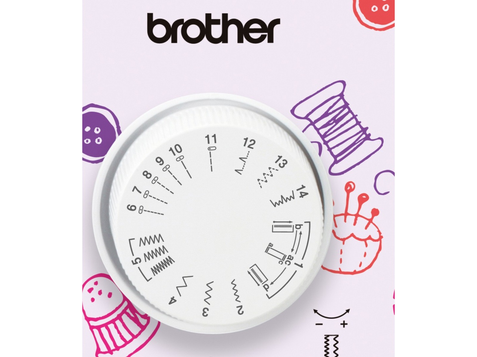 Brother KE14SZW1 Symaskin Symaskiner