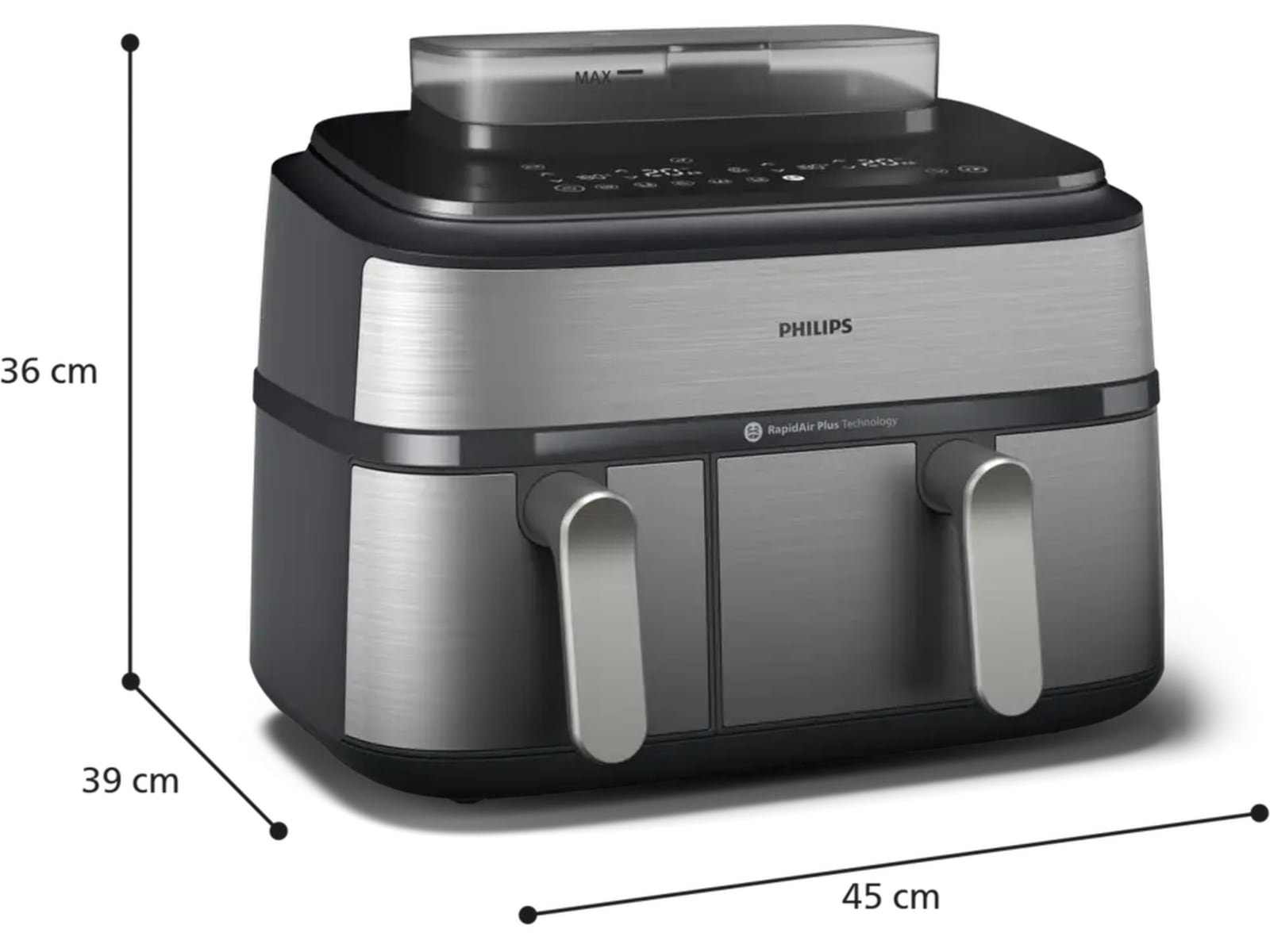 Philips Airfryer 5000 Series Dual Basket Airfryer