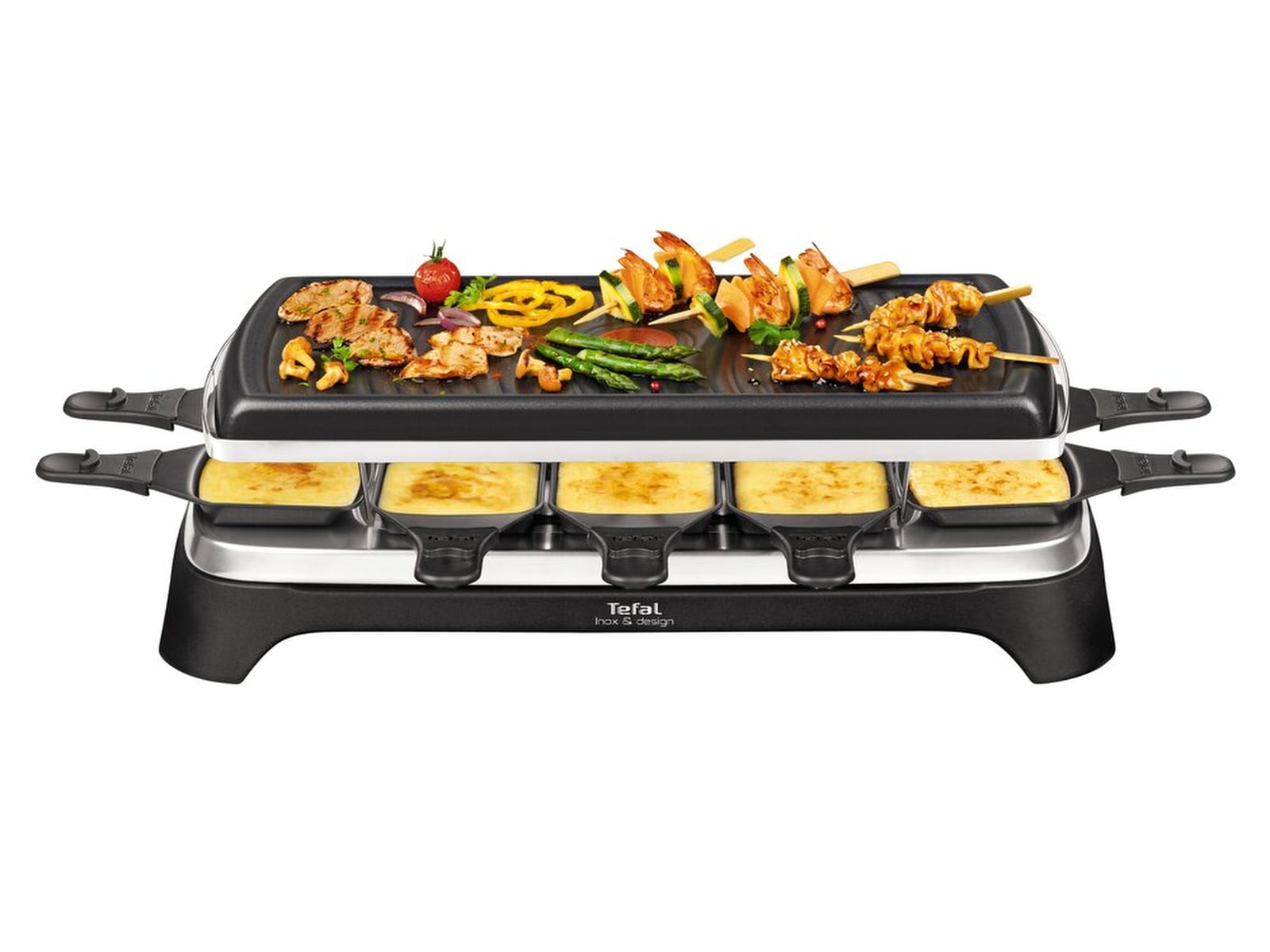 Tefal Raclette Inox & Design 10 stekpannor Övriga köksapparater