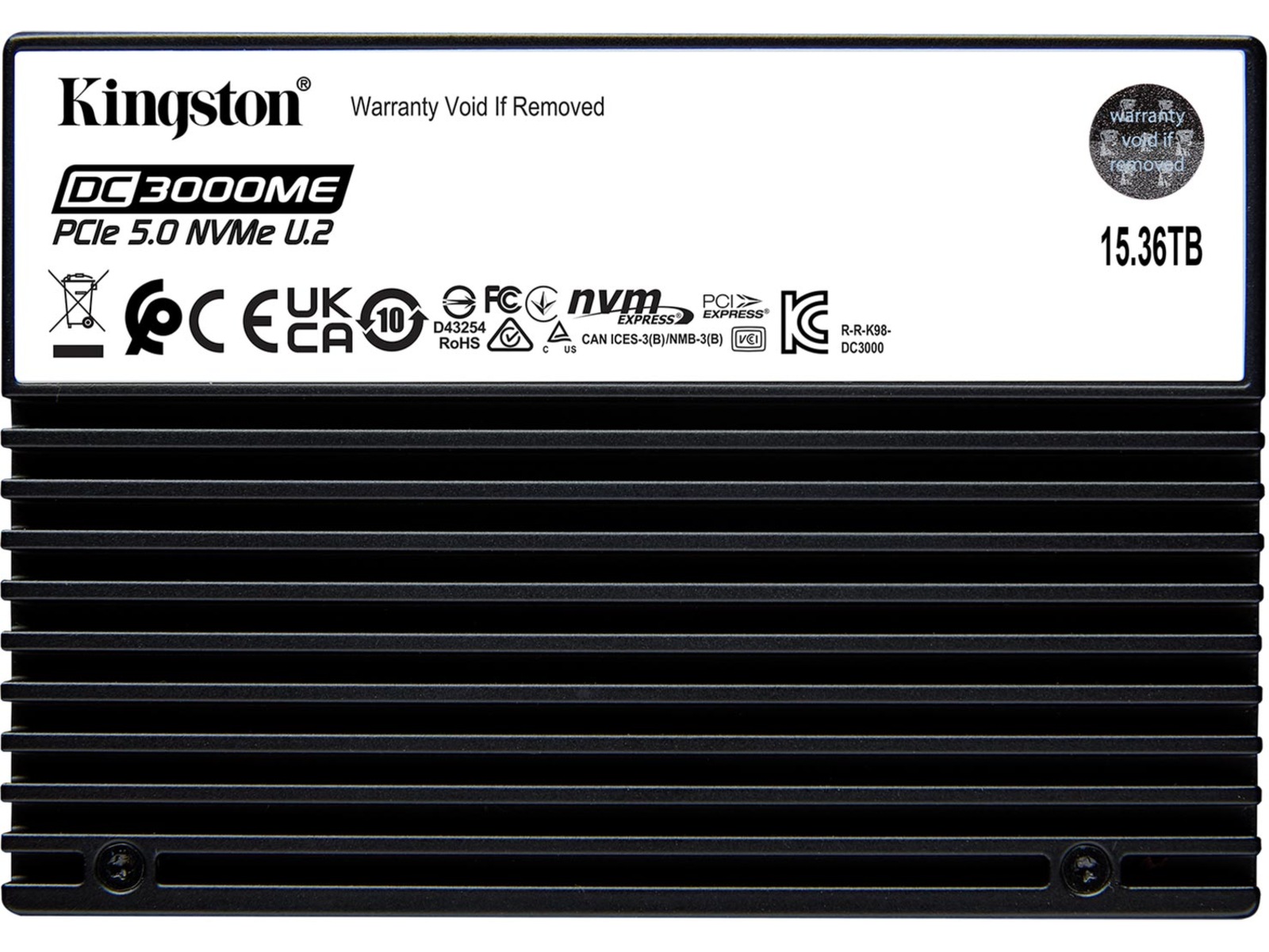 Kingston DC3000ME PCIe 5.0 NVMe U.2 15.36TB SSD 2.5