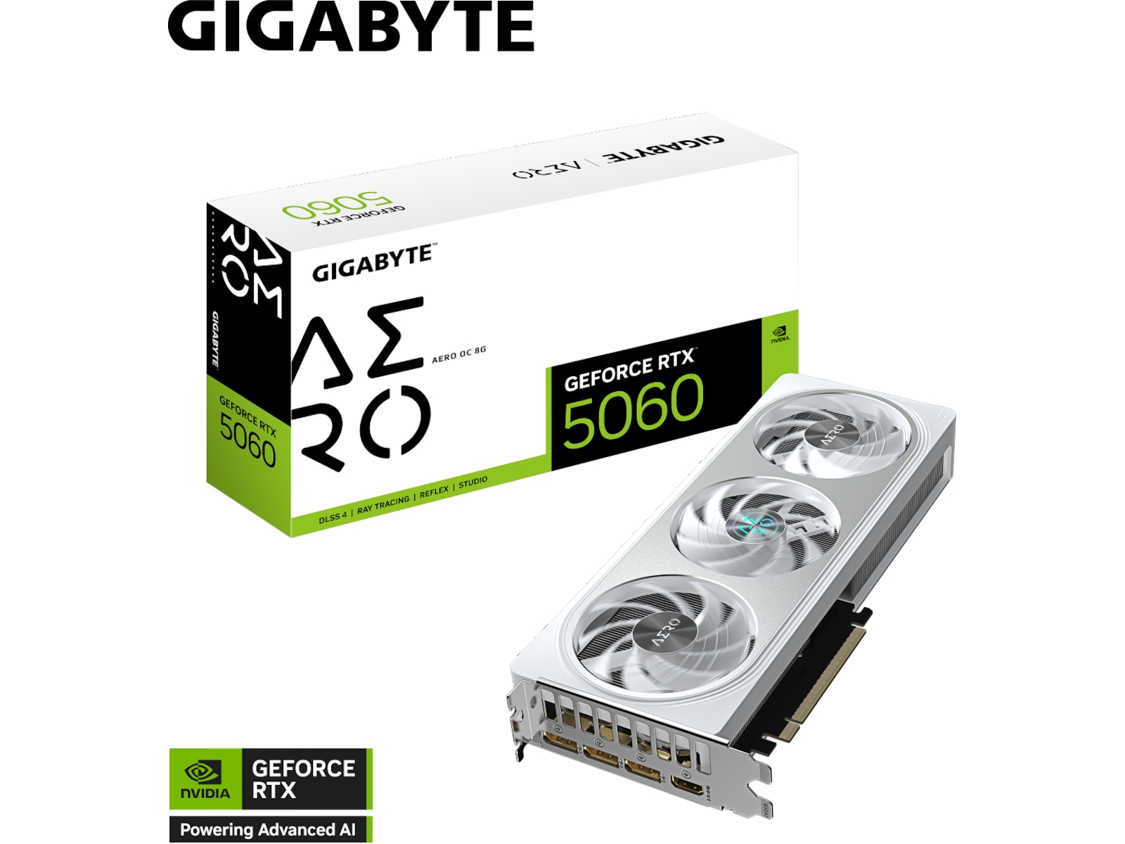 Gigabyte GeForce RTX 5060 AERO OC Grafikkort