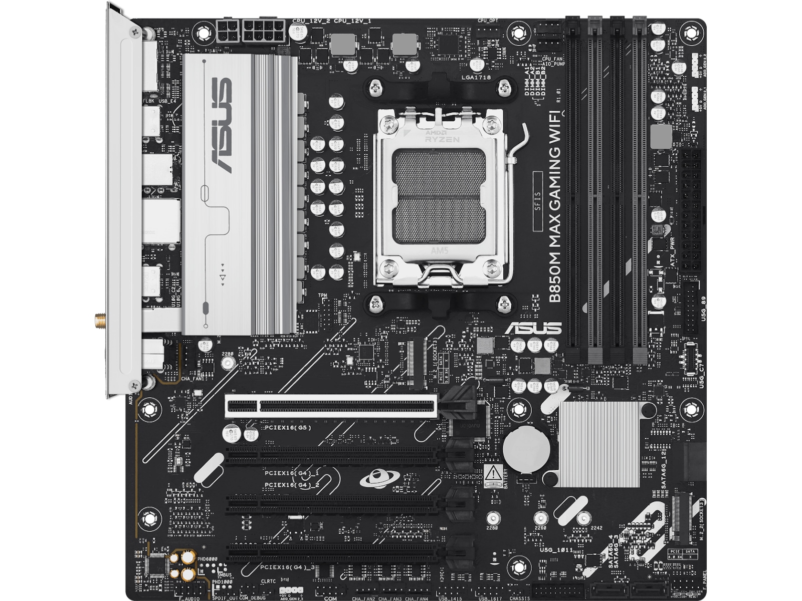 Asus B850M MAX GAMING WIFI Moderkort AMD Socket