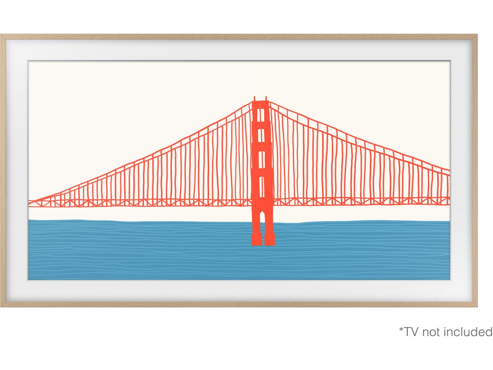Samsung 55" ram till The Frame (2021-2025, teak) -B-Grade Demo TV/projektorer