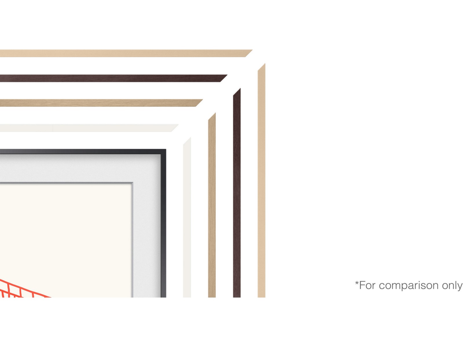 Samsung 55" ram till The Frame (2021-2025, teak) -B-Grade Demo TV/projektorer