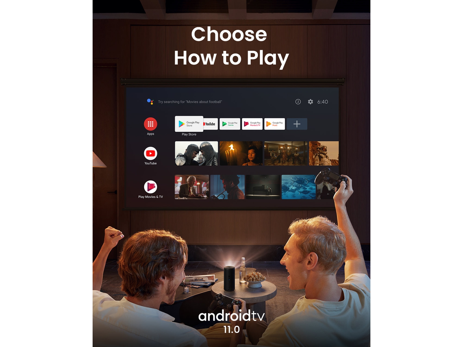 Anker Nebula Capsule 3 laserprojektor (svart) Projektorer