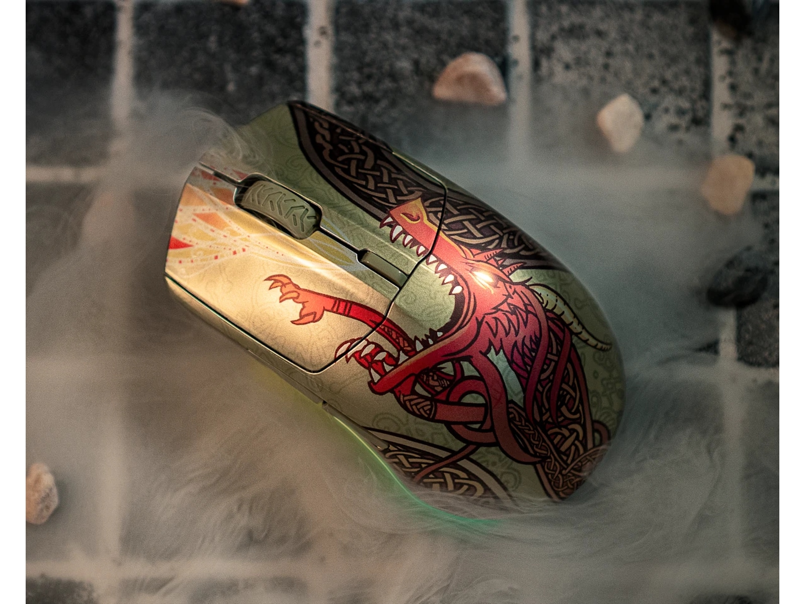 SteelSeries CS2 Dragon Lore Trådlös Gamingmus Gamingmus