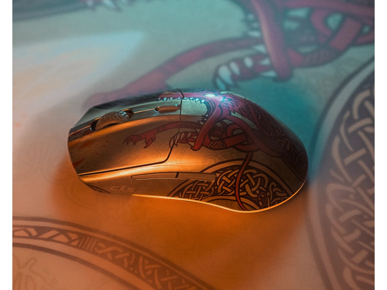 SteelSeries CS2 Dragon Lore Trådlös Gamingmus Gamingmus