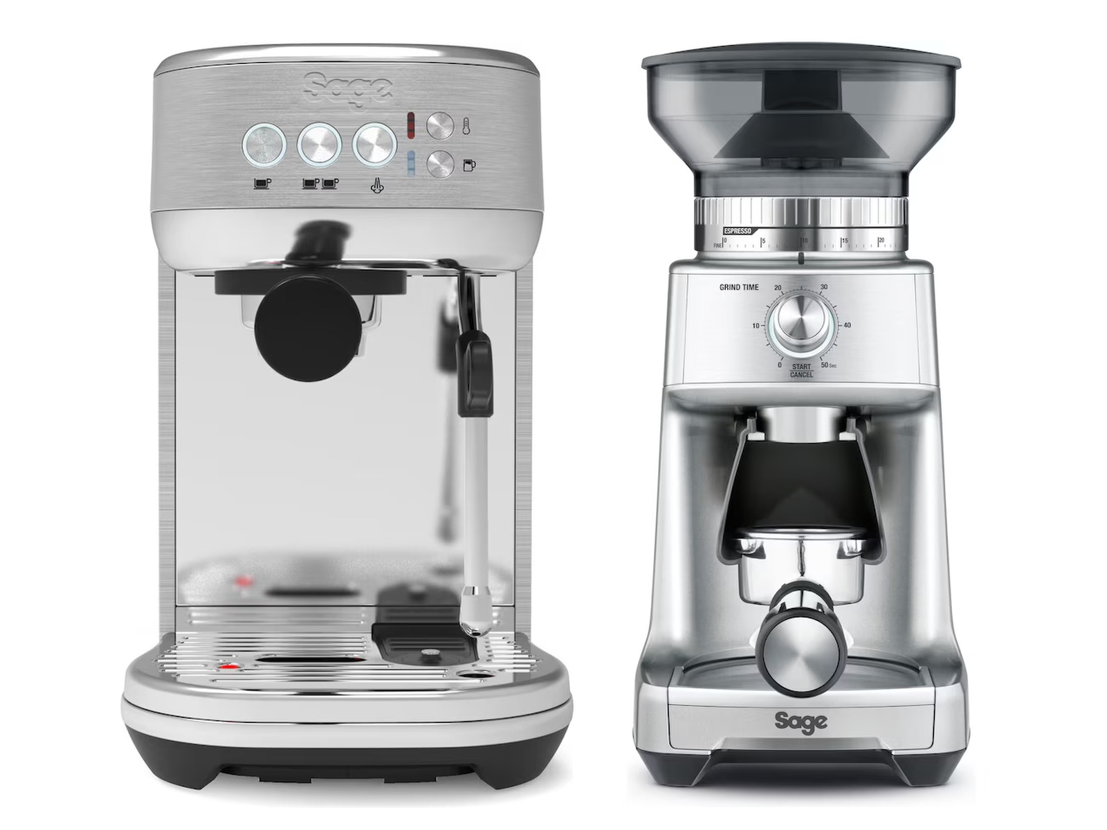 Sage Bambino Plus Espressomaskin (borstat stål) Espressomaskiner