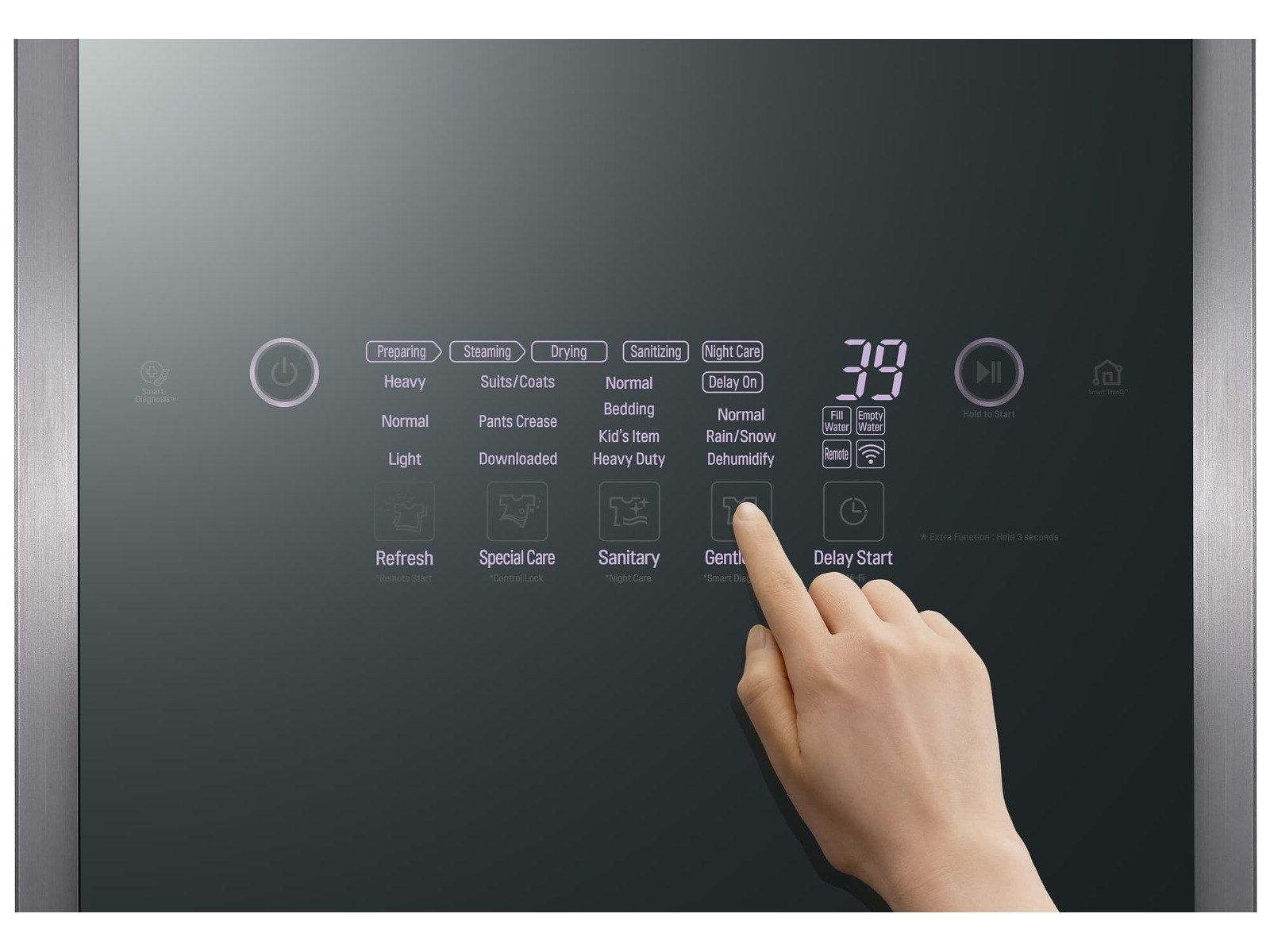 LG S3MFC Styler ångskåp Ångtvättare