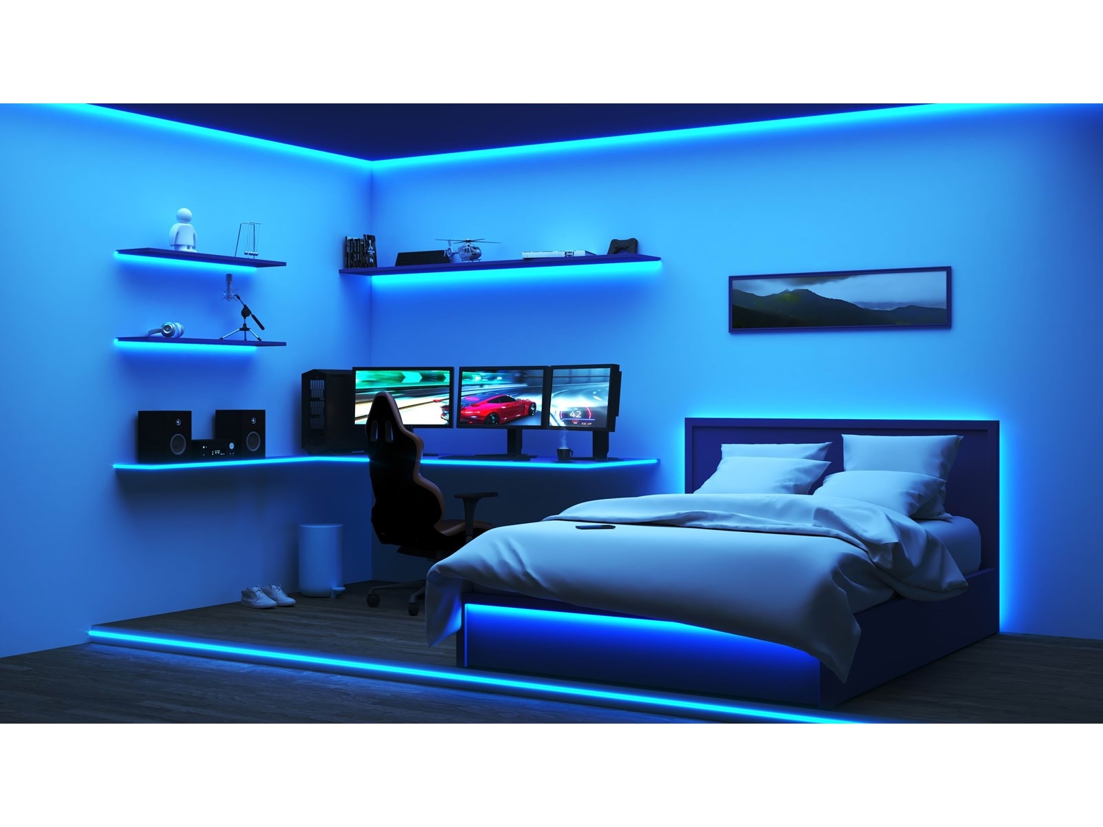 WiZ RGB LED-remsa 10m Led strips & underhållning