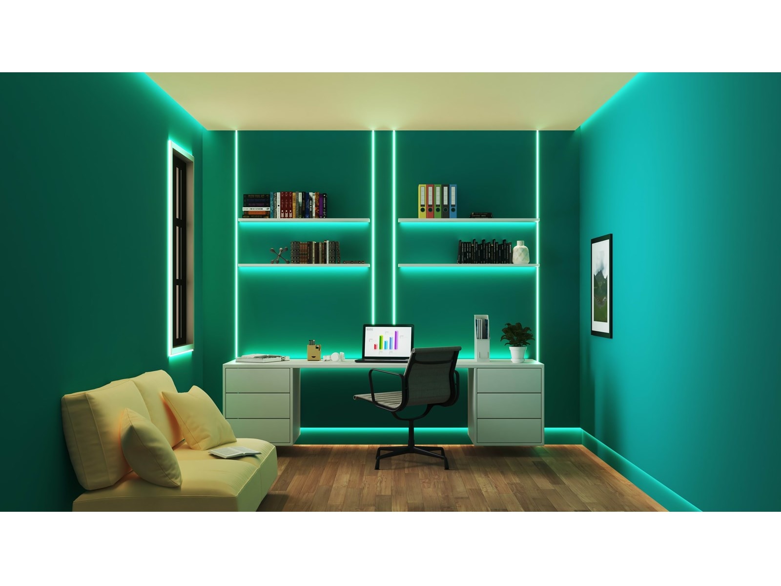 WiZ RGB LED-remsa 10m Led strips & underhållning