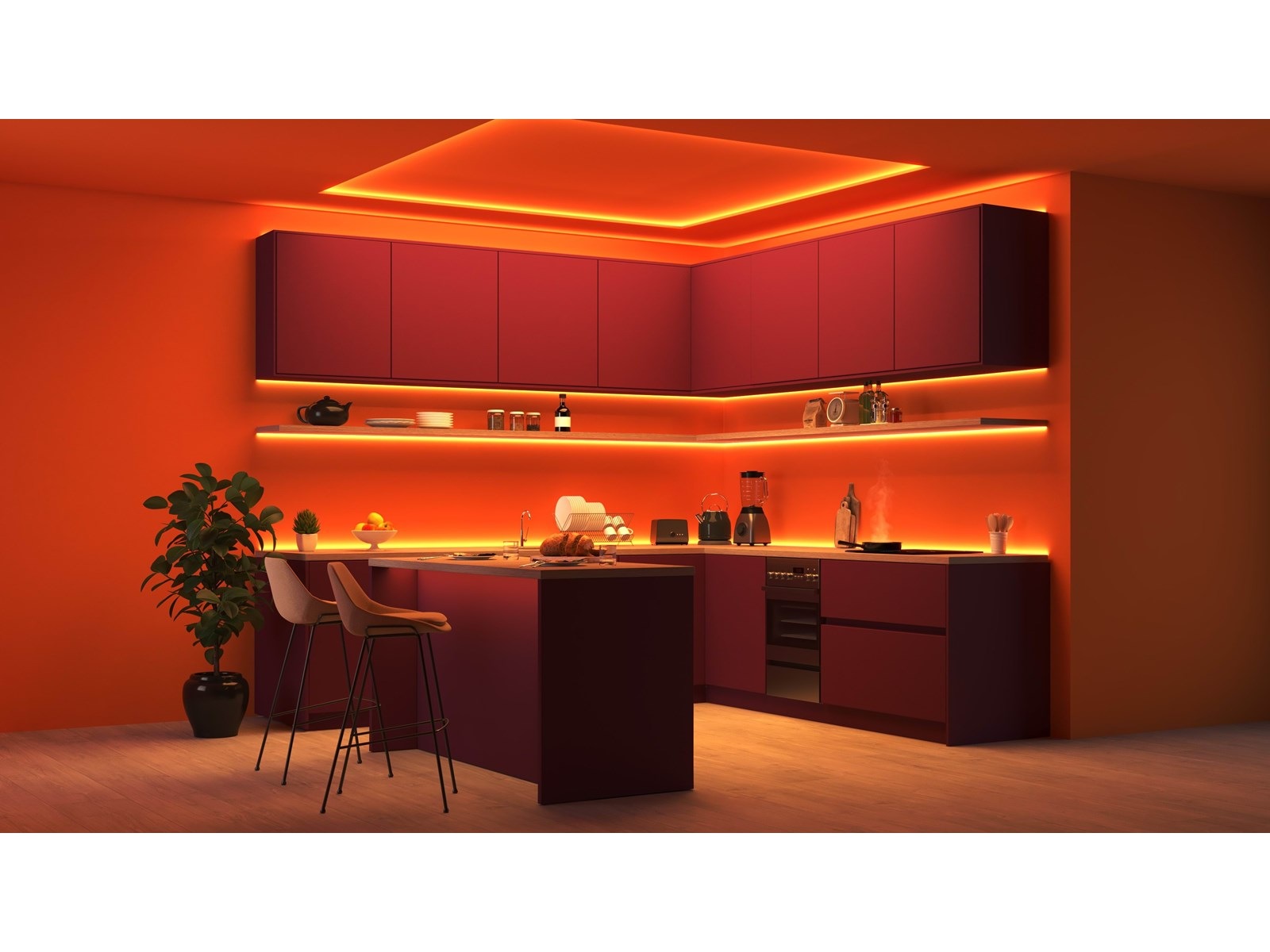 WiZ RGB LED-remsa 10m Led strips & underhållning